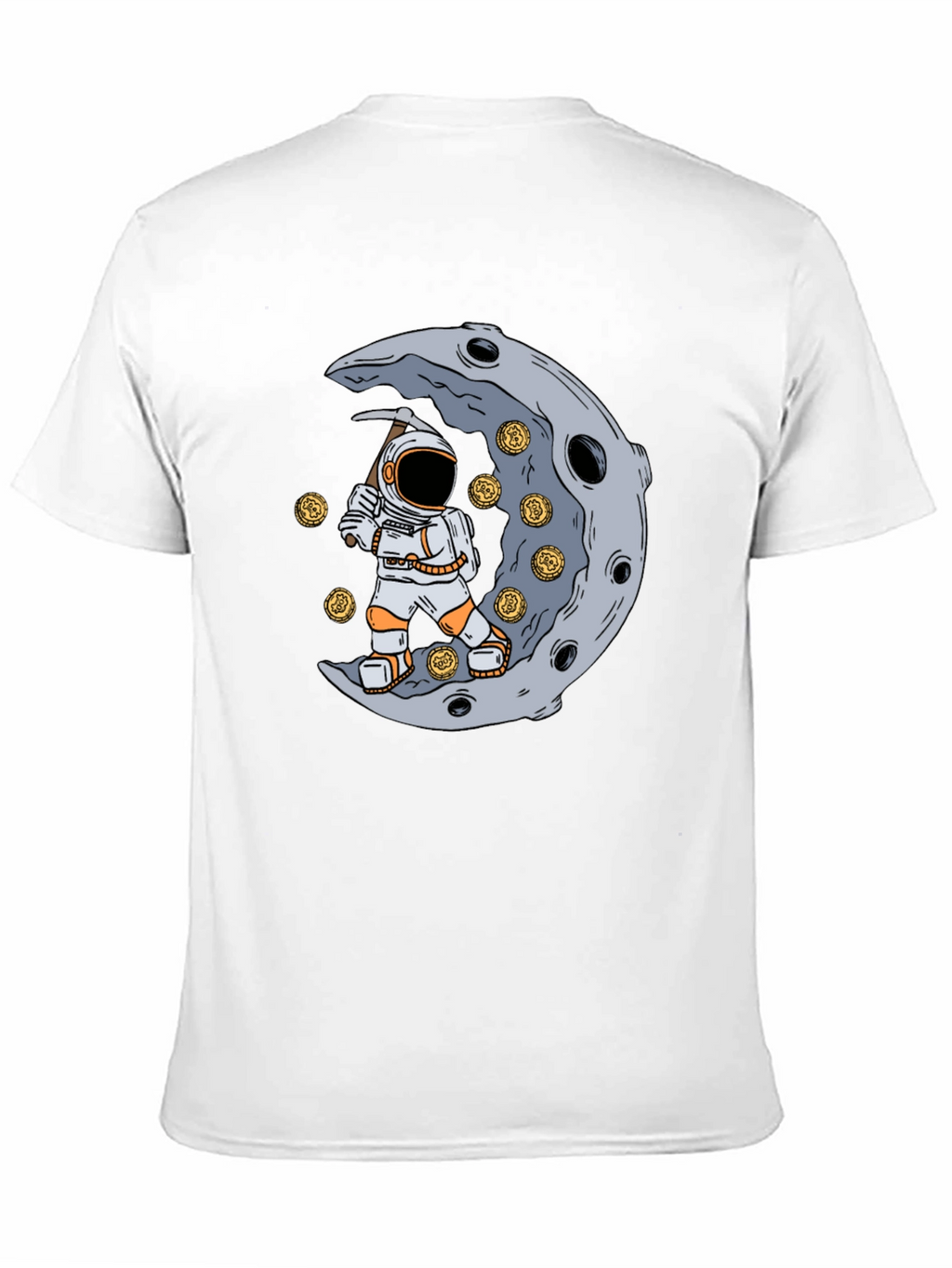 To the Moon T-Shirt - Astronaut Mining