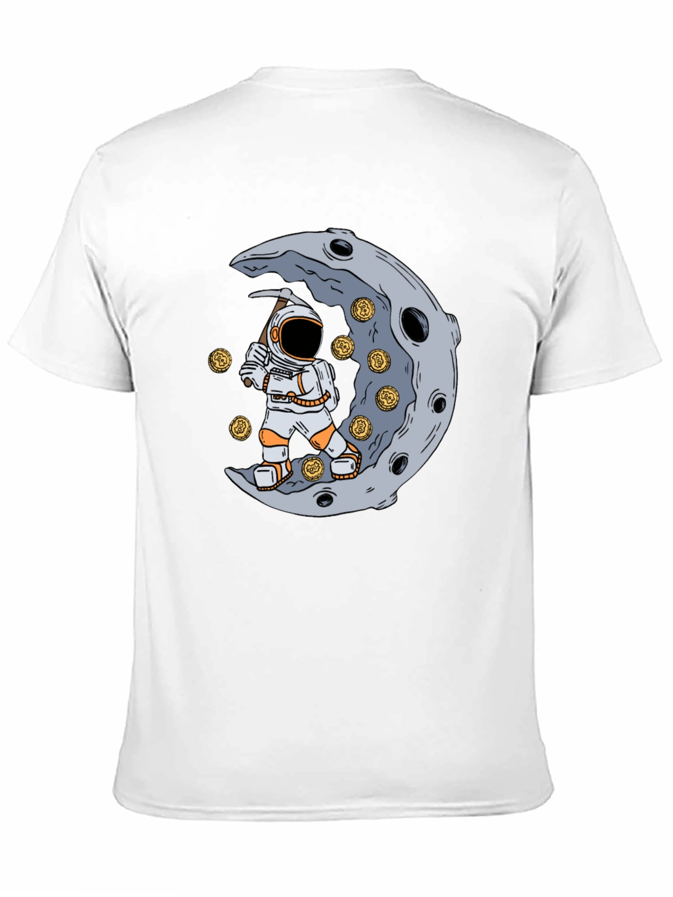 To the Moon T-Shirt - Astronaut Mining