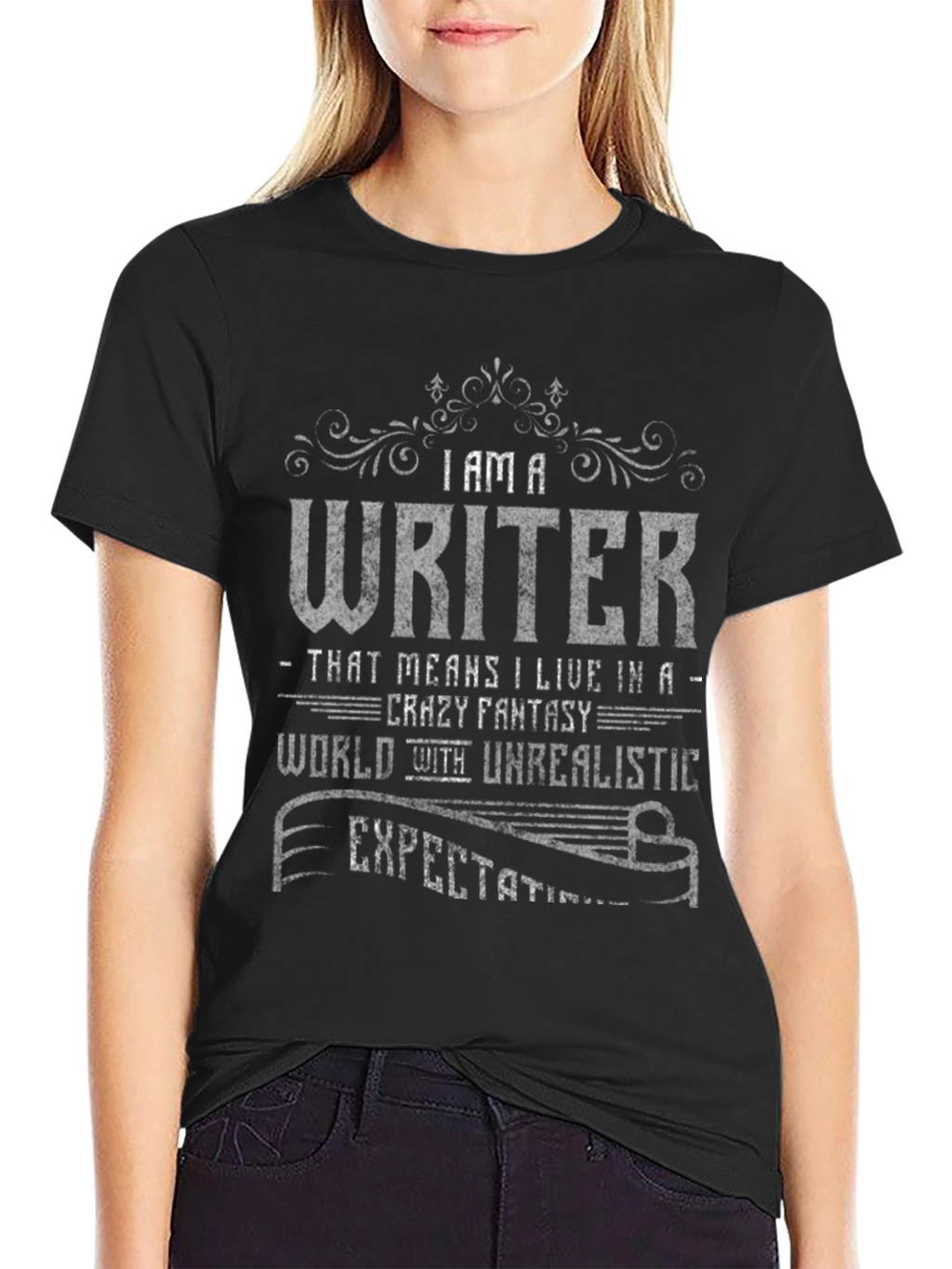 I Am a Writer T-Shirt Novelty Tee