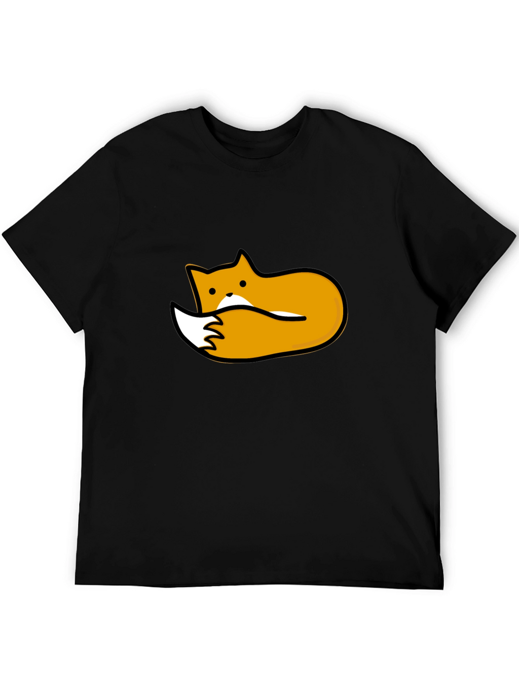Black Fox Graphic Tee - Unisex Soft Cotton