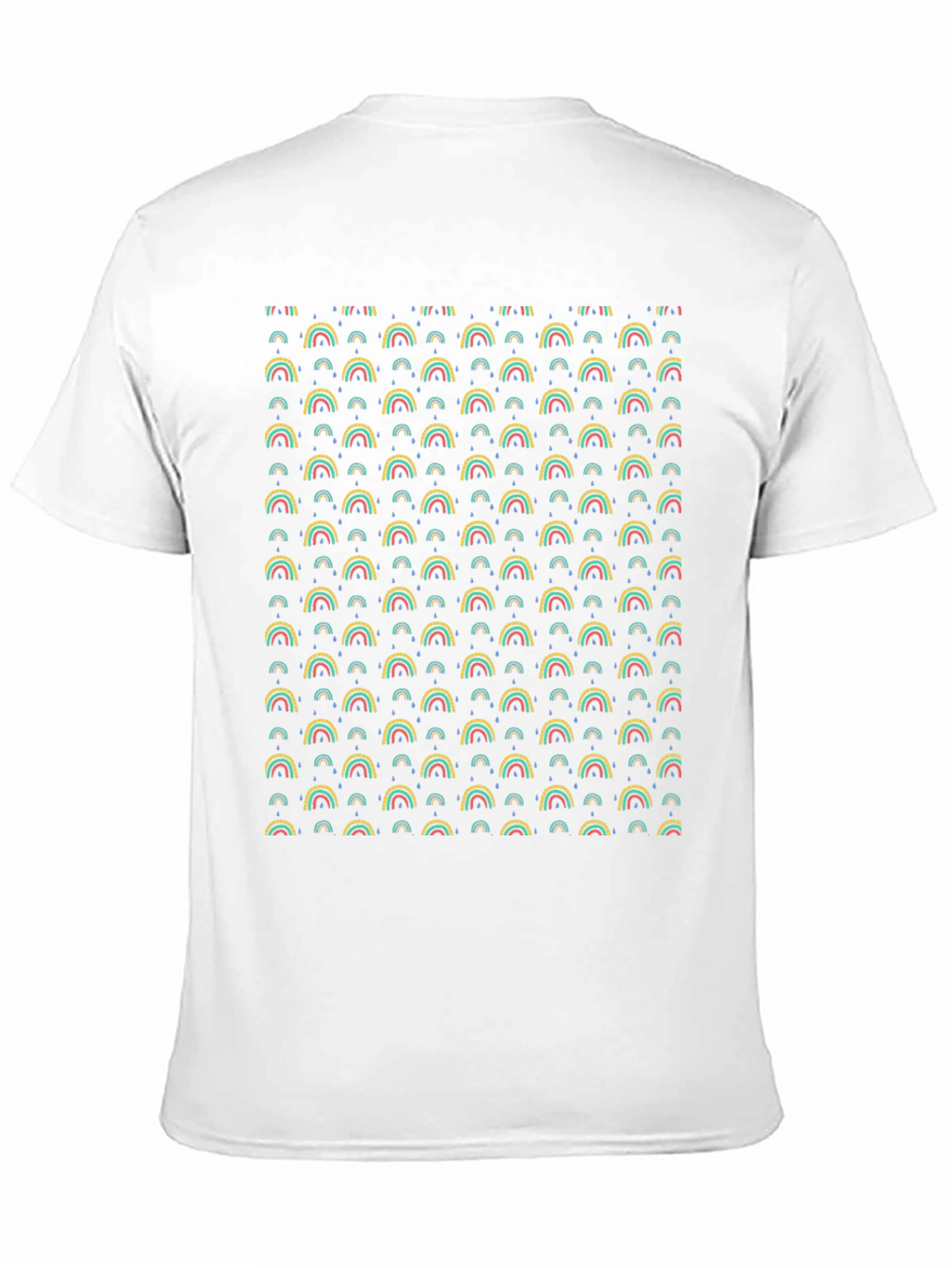 Rainbow Pattern T-Shirt - Funky Graphic Tee