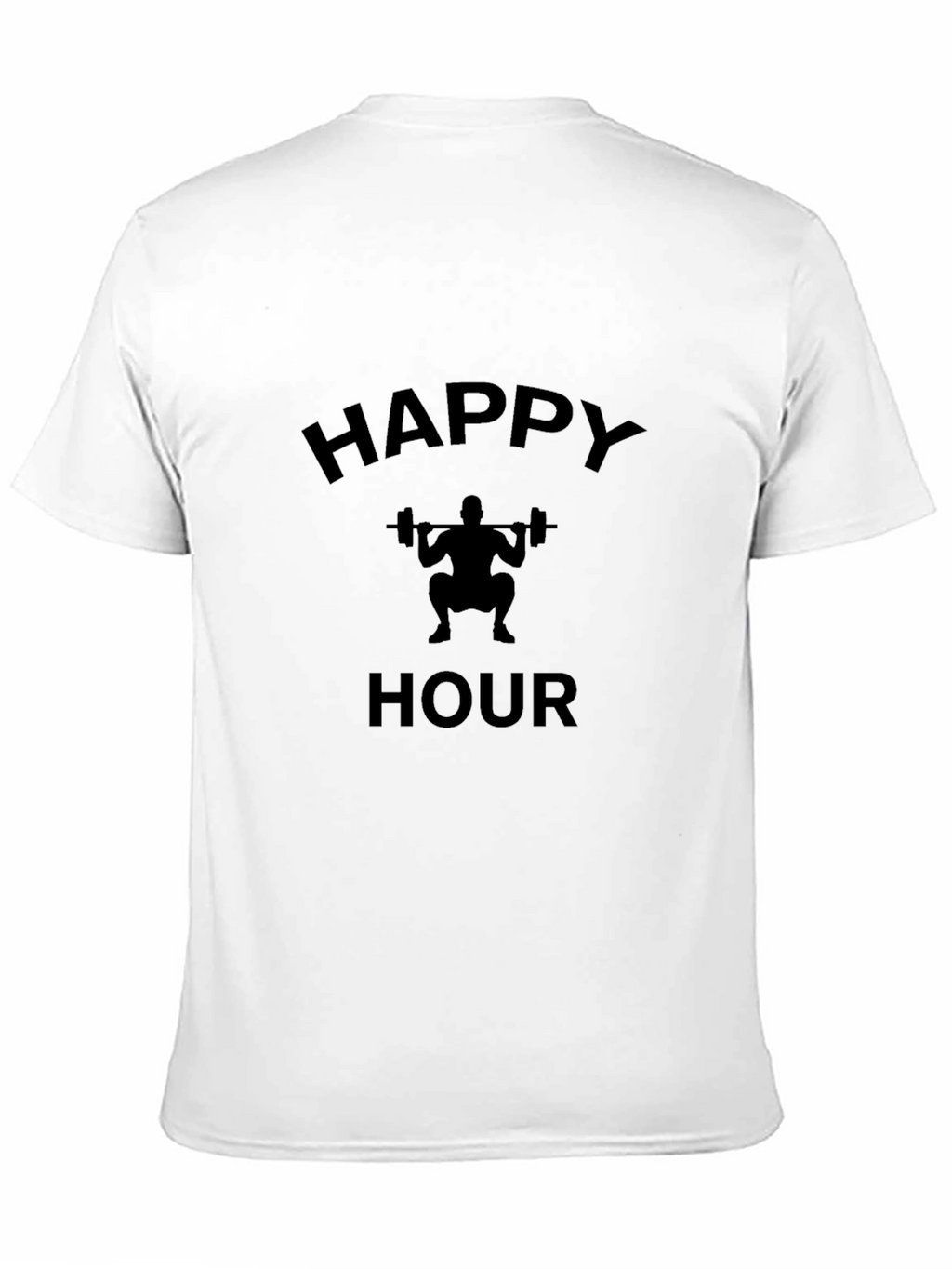 Happy Hour Weightlifting Black T-Shirt