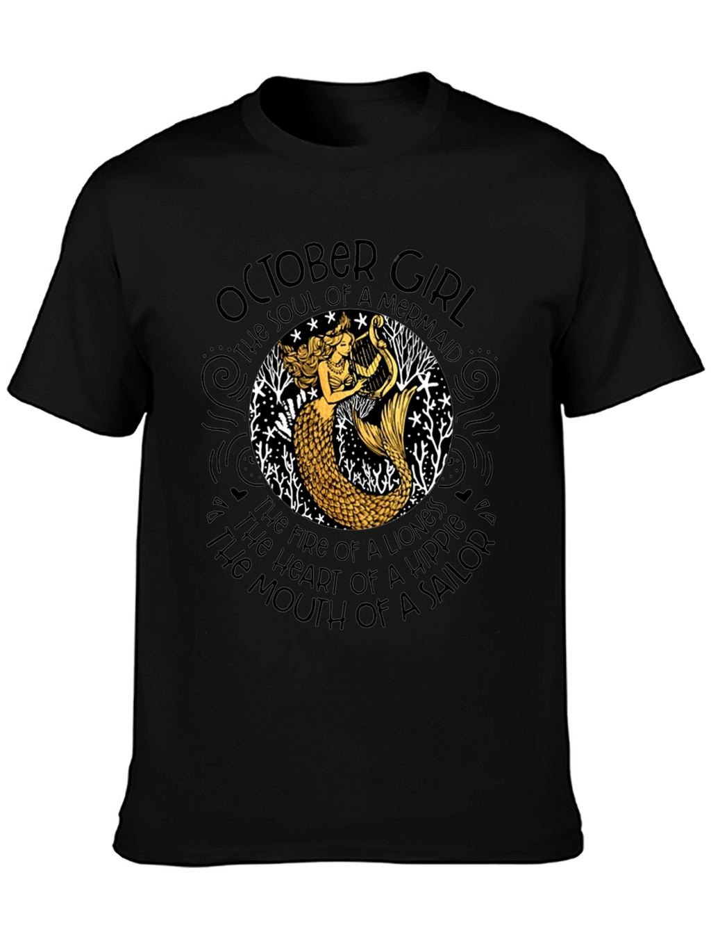 October Girl Mermaid T-Shirt
