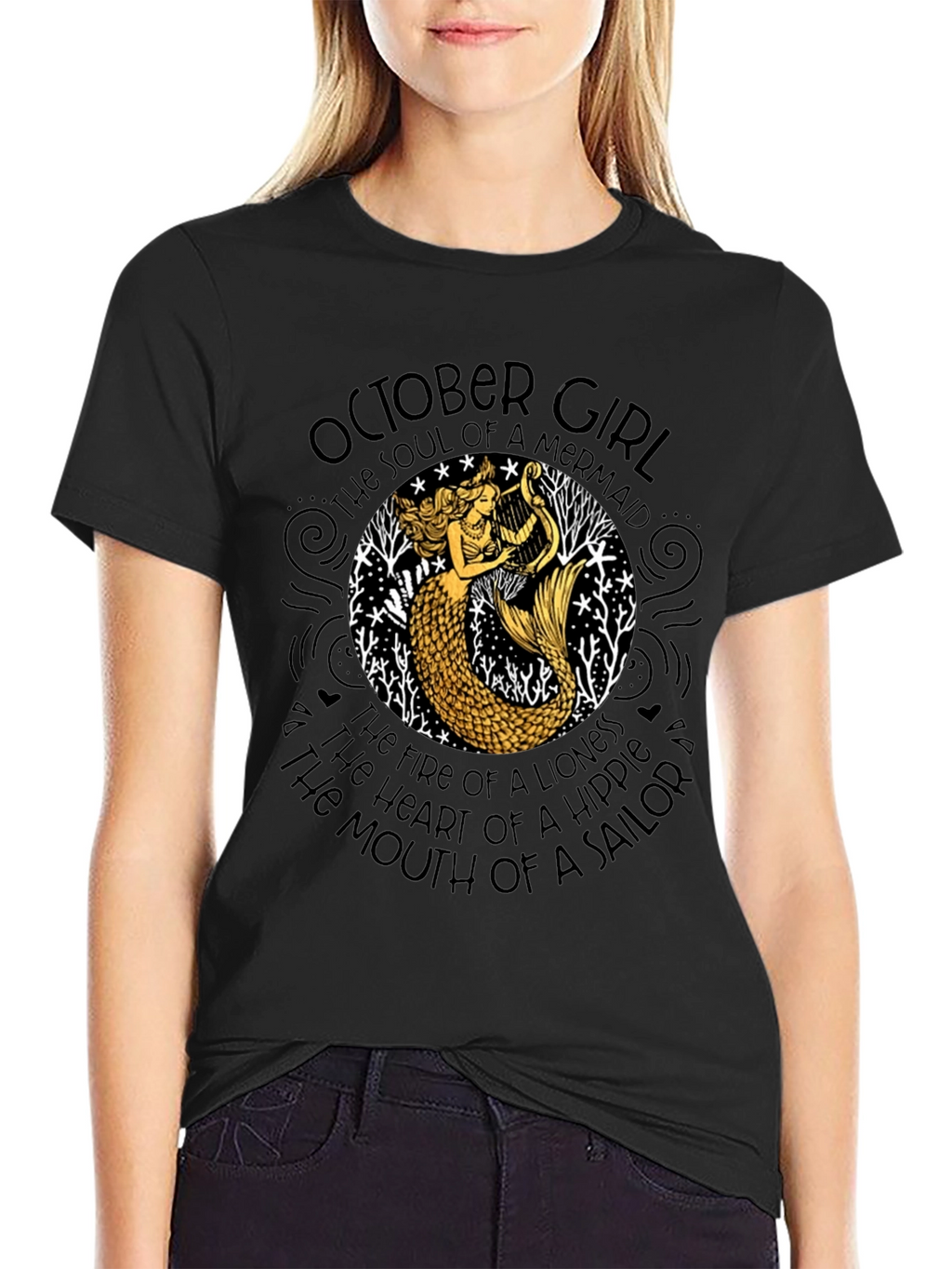 October Girl Mermaid T-Shirt