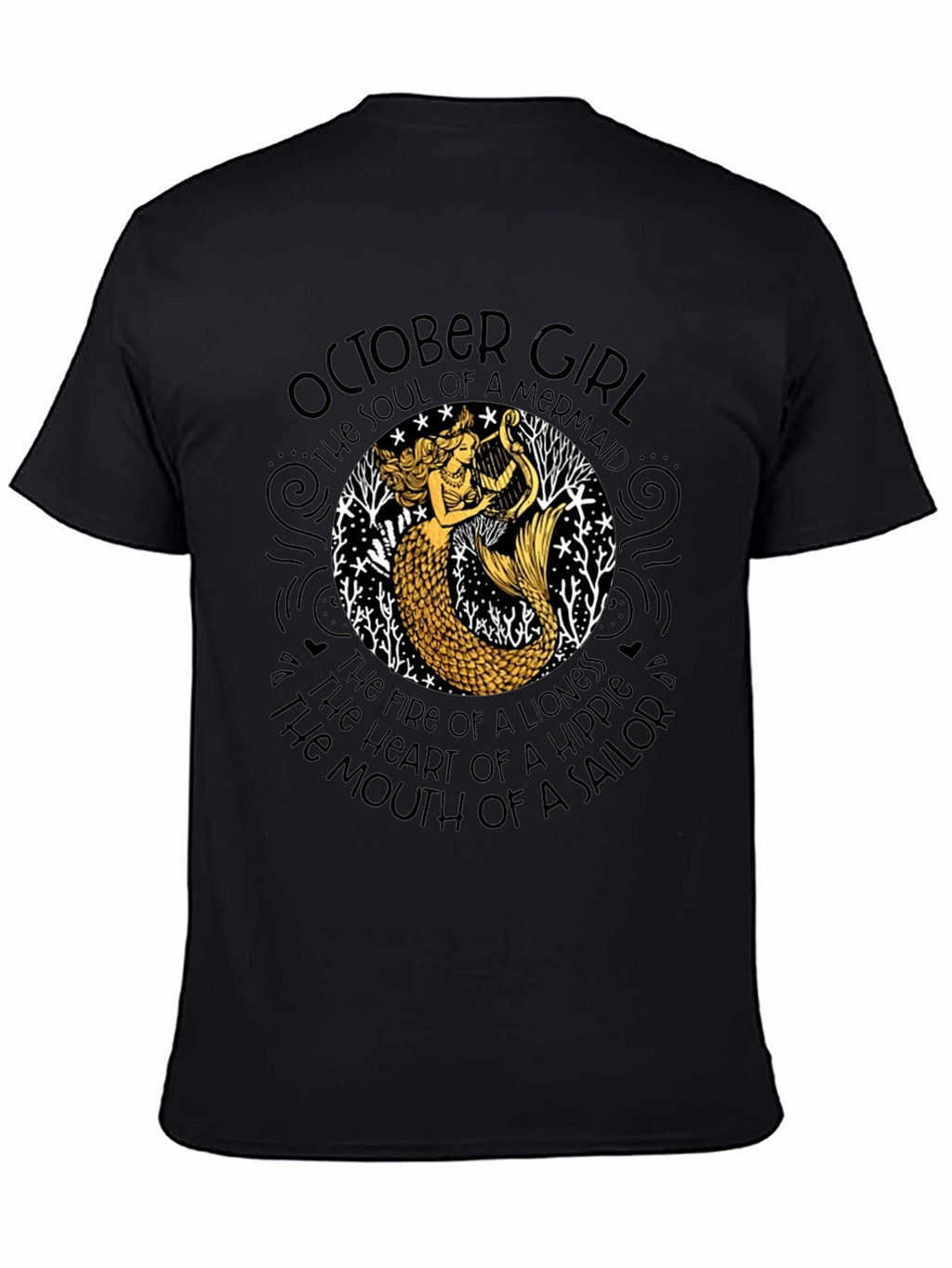 October Girl Mermaid T-Shirt