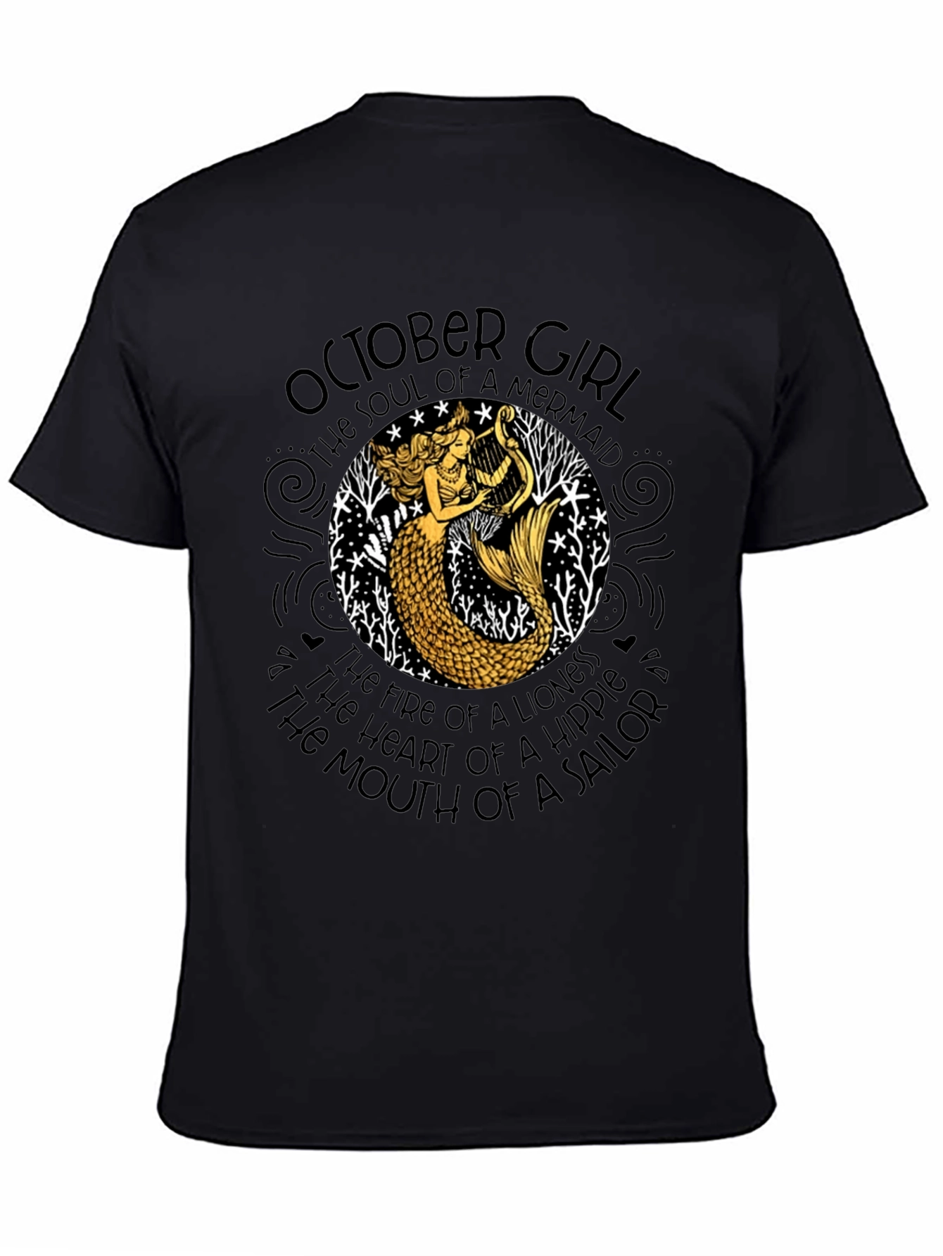 October Girl Mermaid T-Shirt