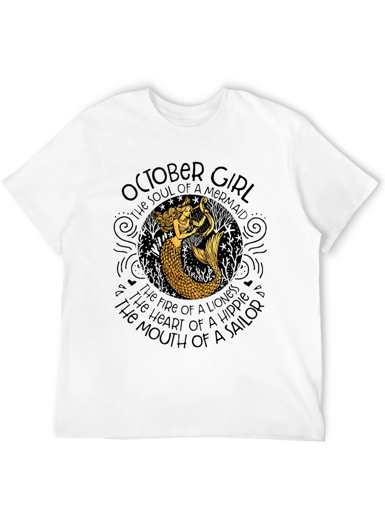 October Girl Mermaid T-Shirt