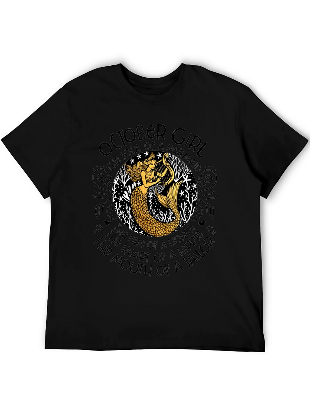 October Girl Mermaid T-Shirt