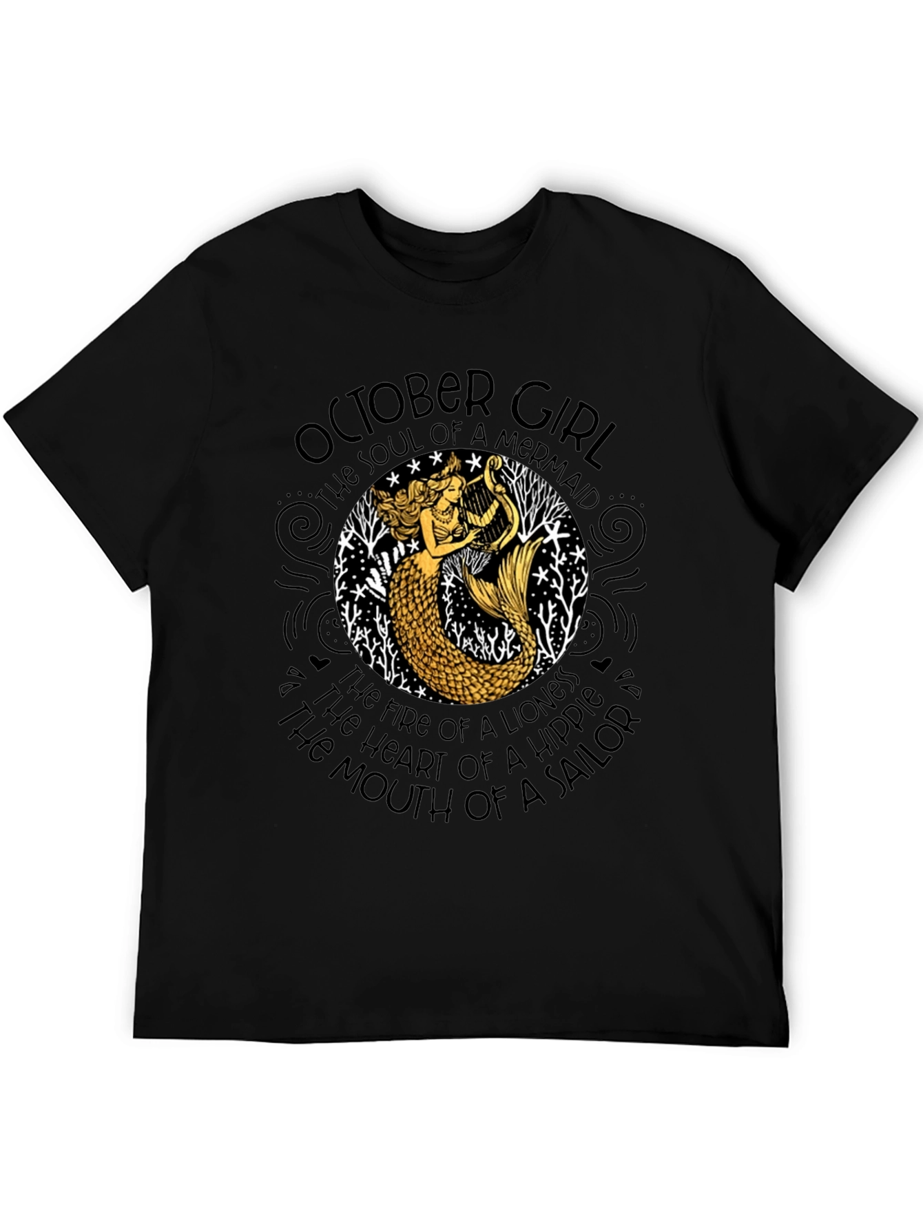 October Girl Mermaid T-Shirt