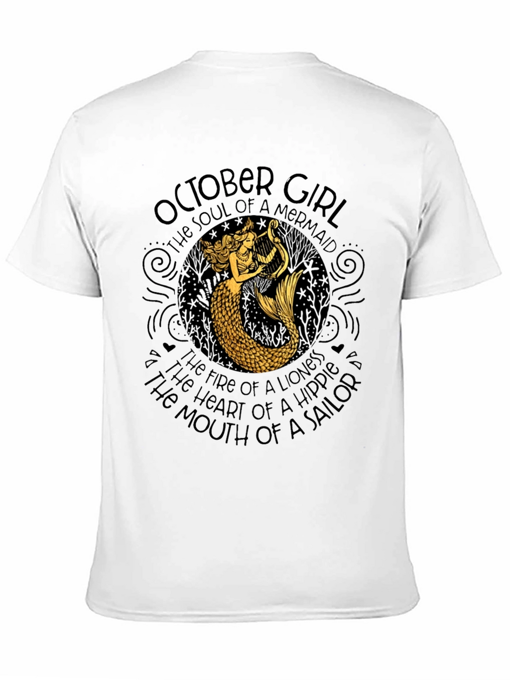 October Girl Mermaid T-Shirt