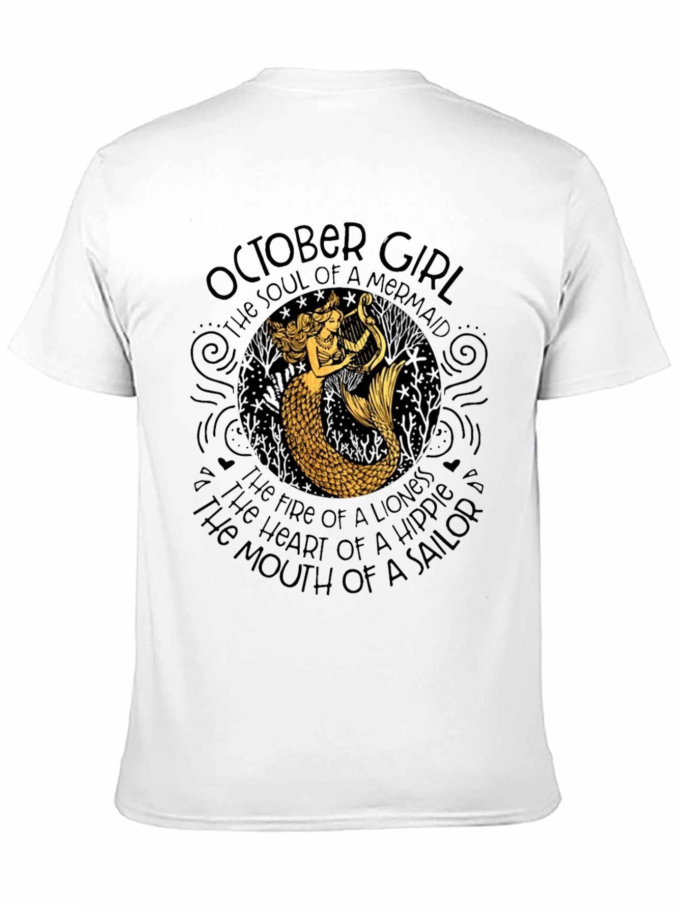 October Girl Mermaid T-Shirt