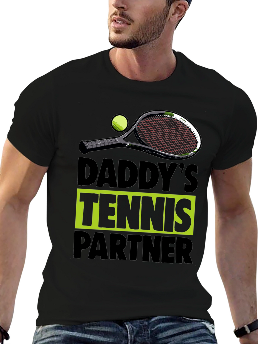 Daddys Tennis Partner Graphic Tee