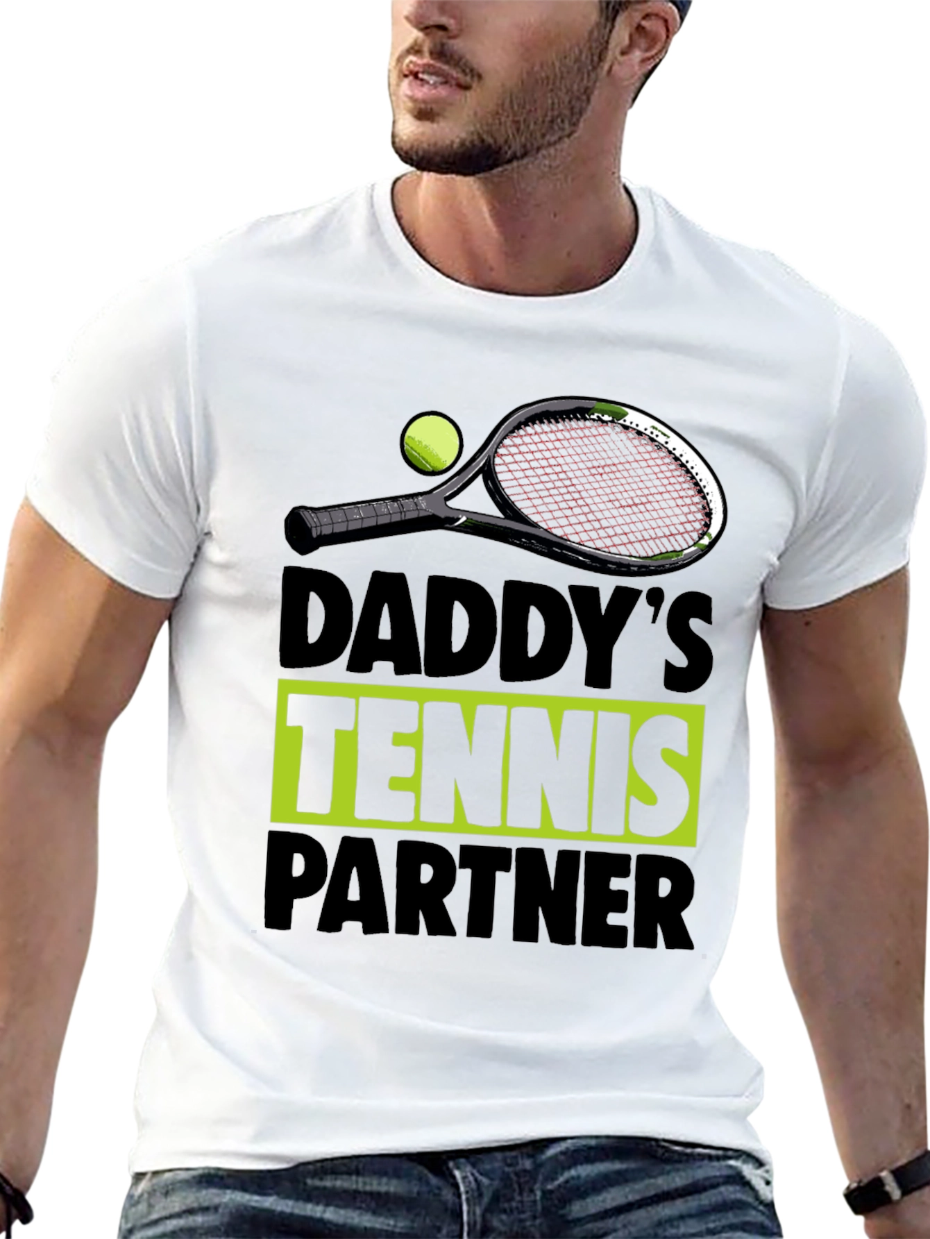 Daddys Tennis Partner Graphic Tee