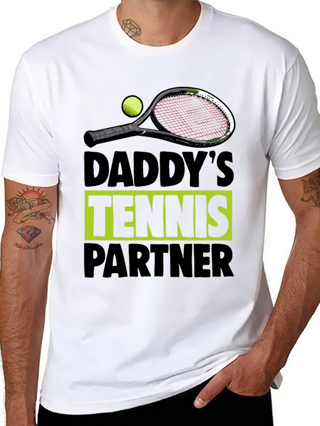 Daddys Tennis Partner Graphic Tee