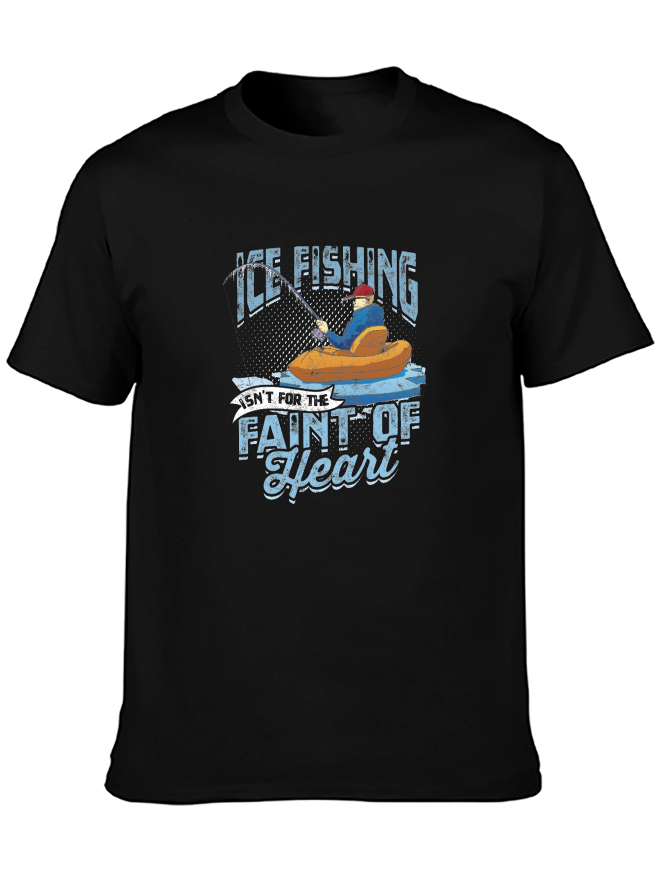 Ice Fishing Graphic T-Shirt