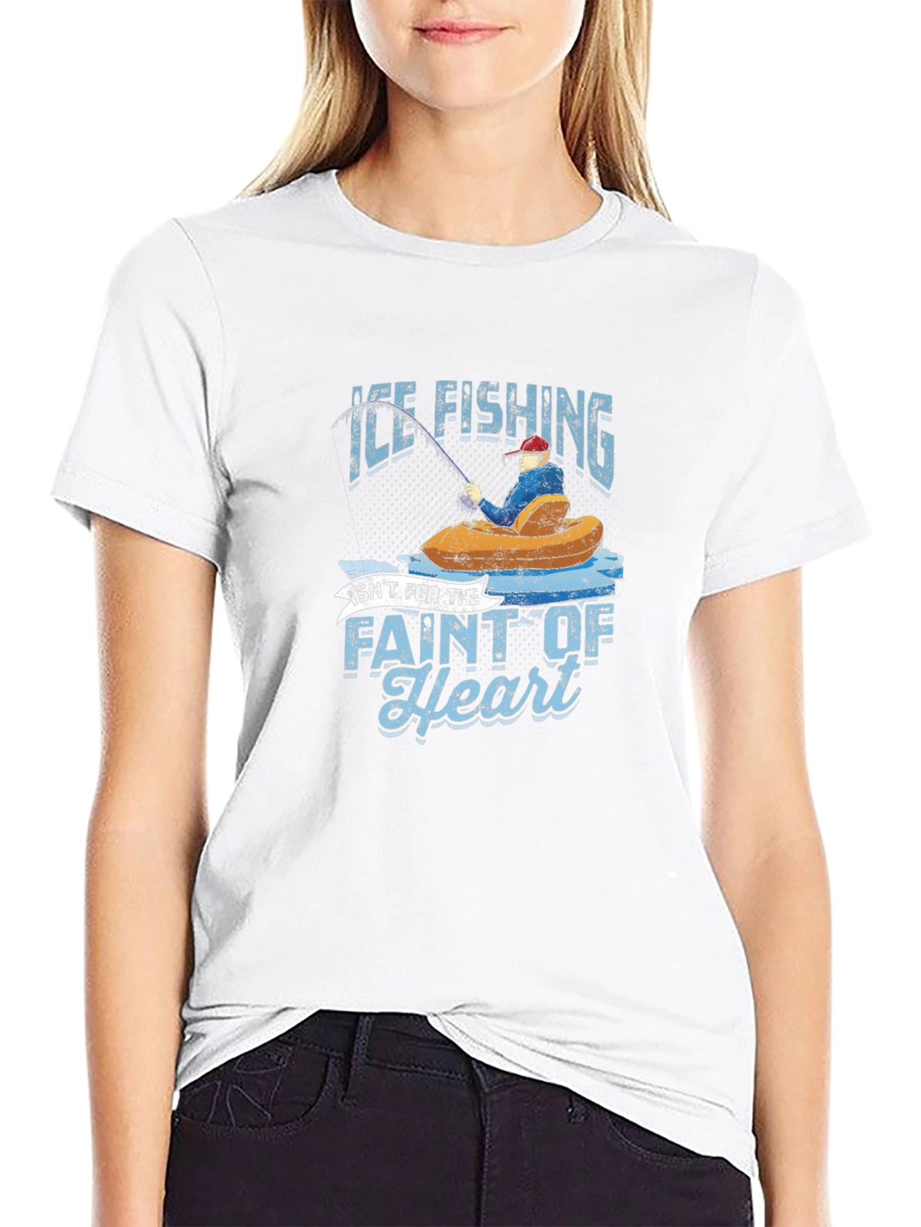 Ice Fishing Graphic T-Shirt
