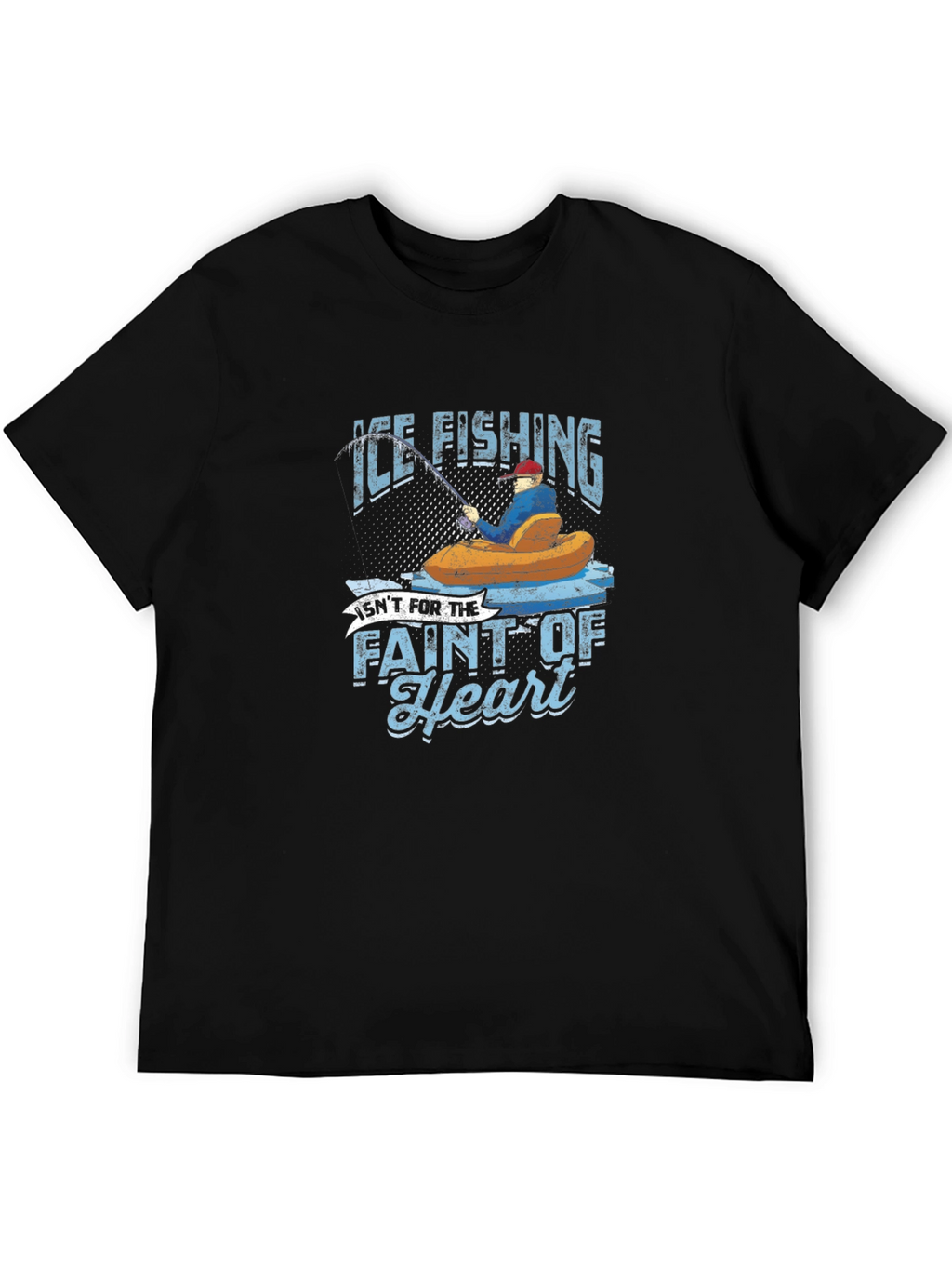 Ice Fishing Graphic T-Shirt