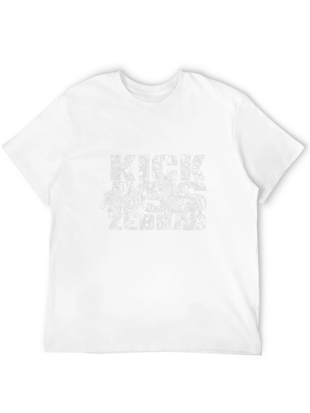 Kick Ass Zebra Graphic T-Shirt