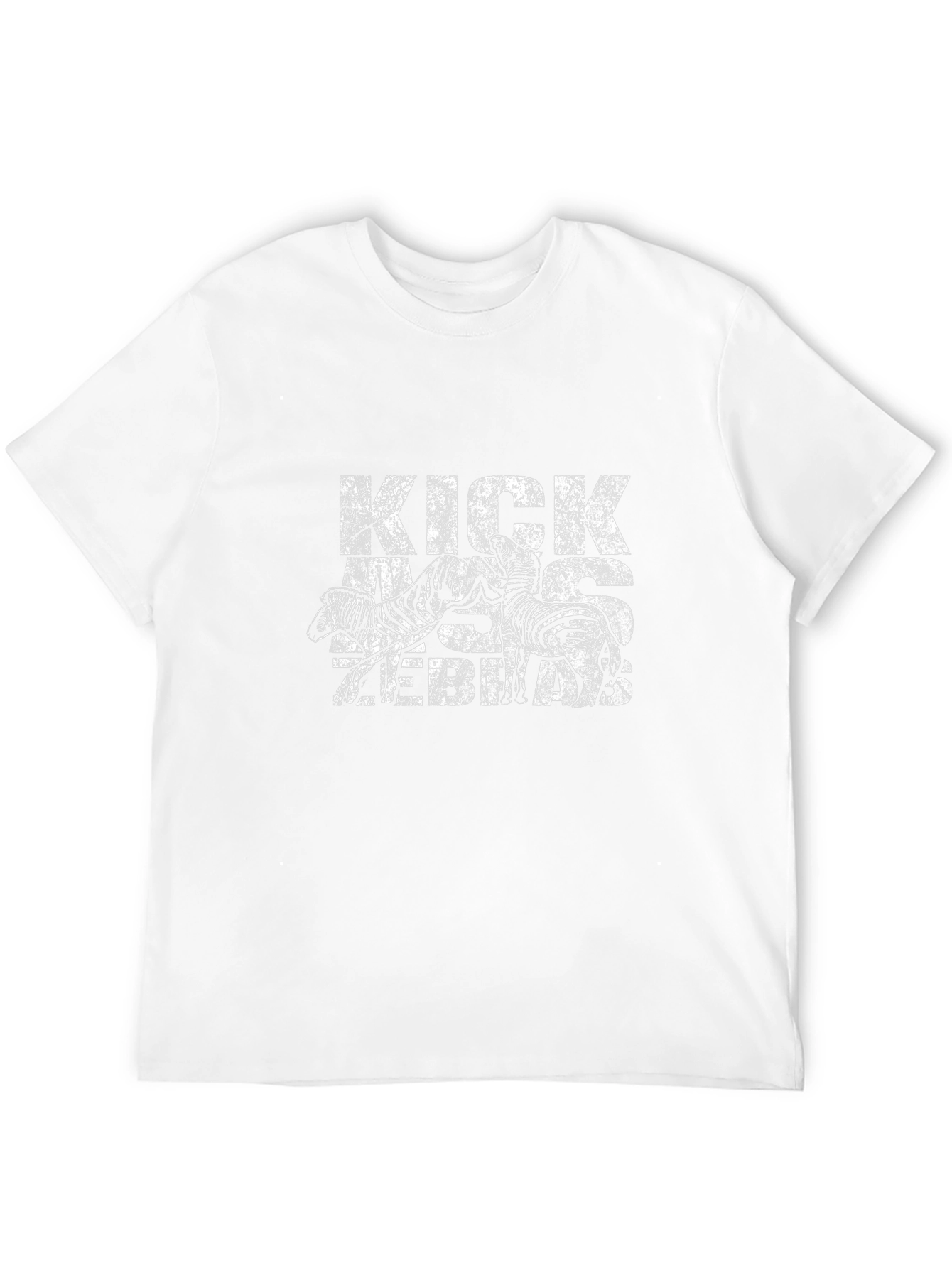 Kick Ass Zebra Graphic T-Shirt