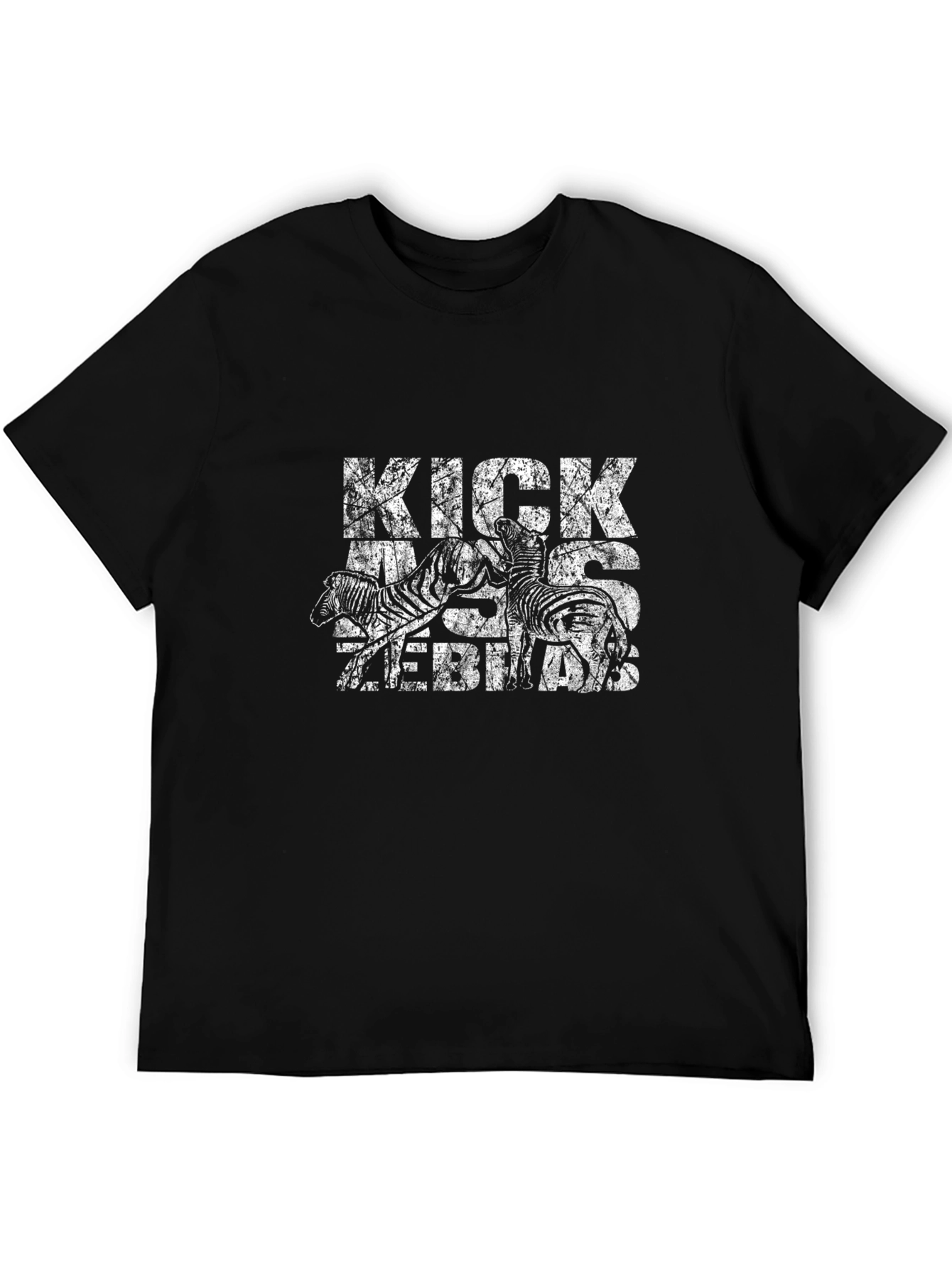 Kick Ass Zebra Graphic T-Shirt