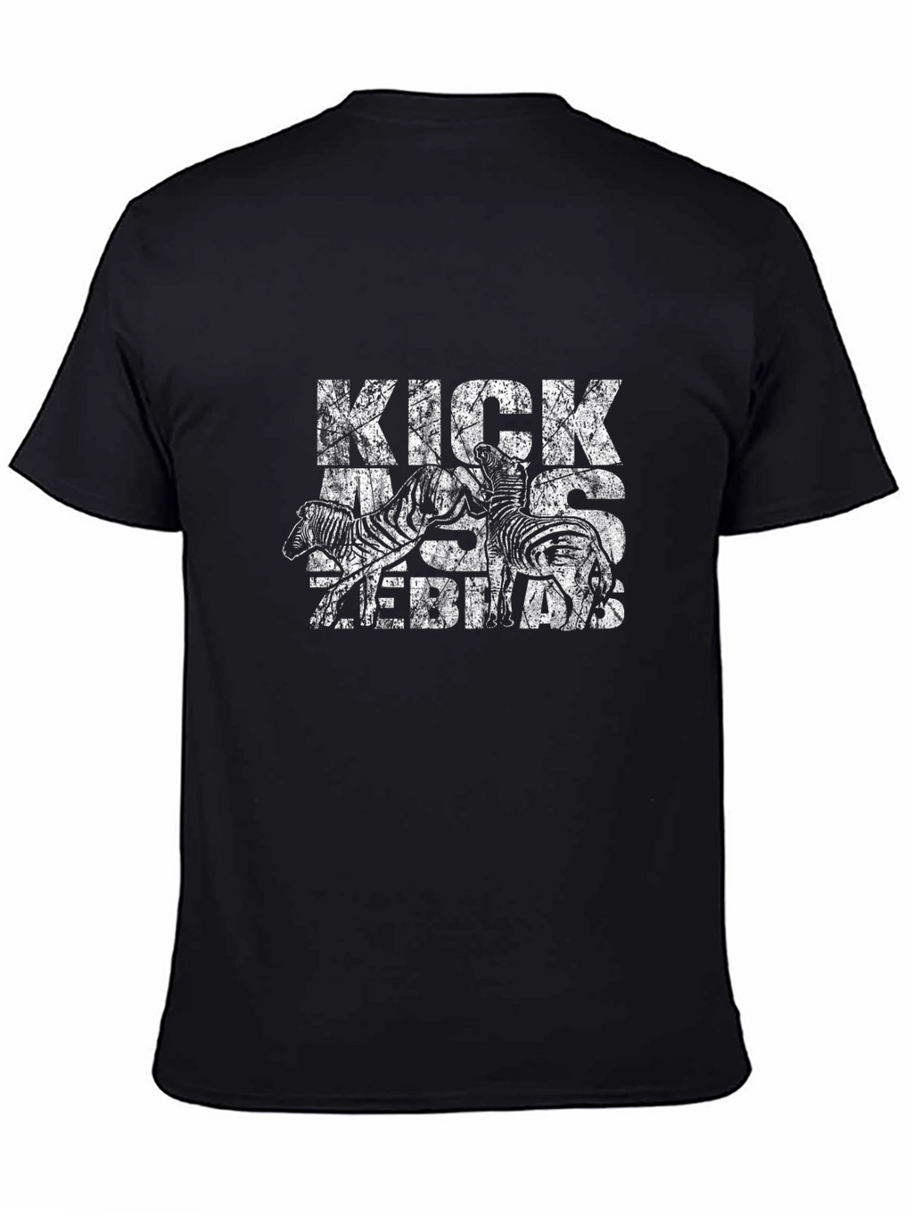 Kick Ass Zebra Graphic T-Shirt