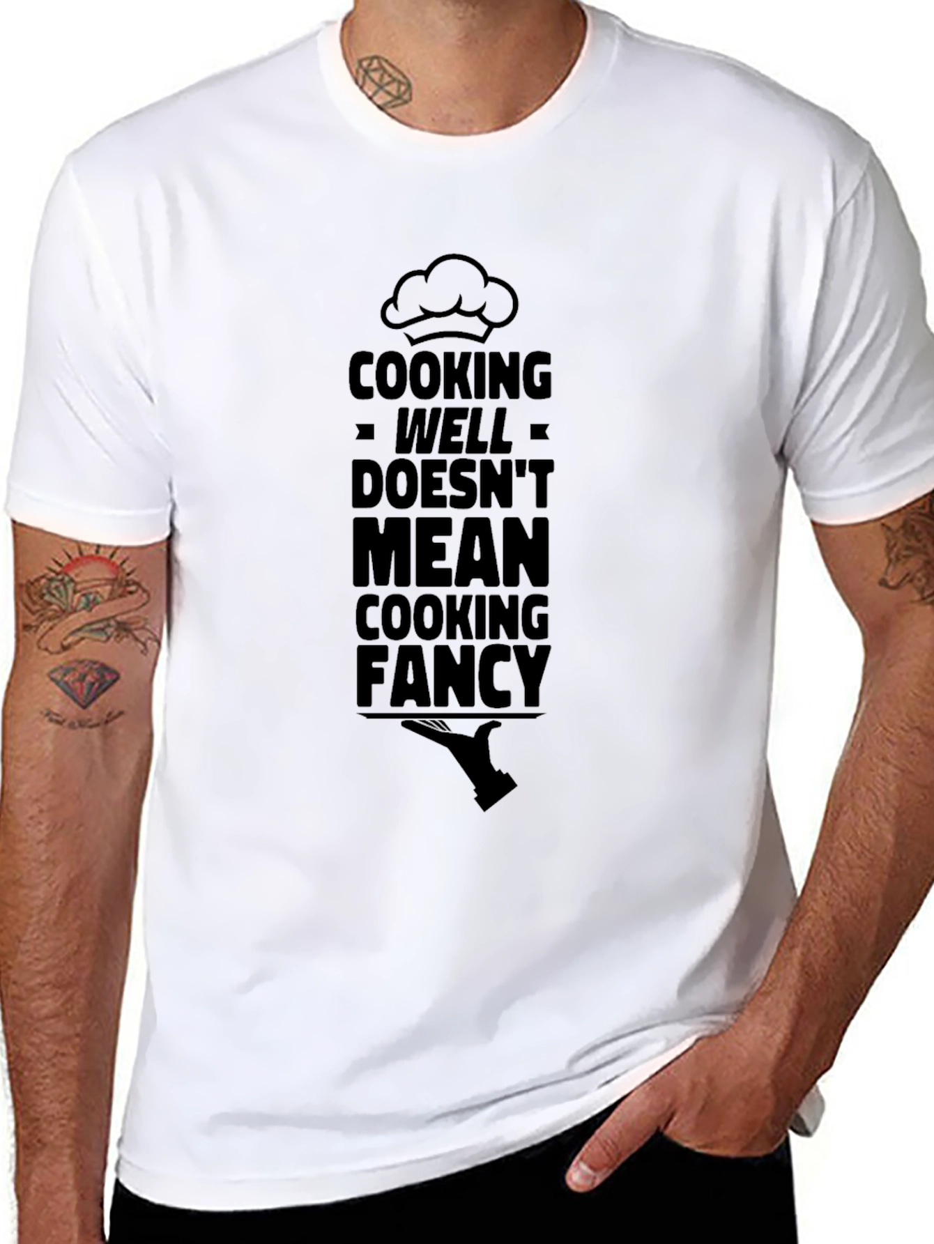 Cooking Well Doesnt Mean Cooking Fancy T-Shirt
