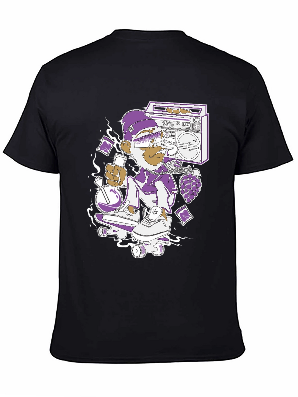 Skateboarding Monkey Graphic Tee