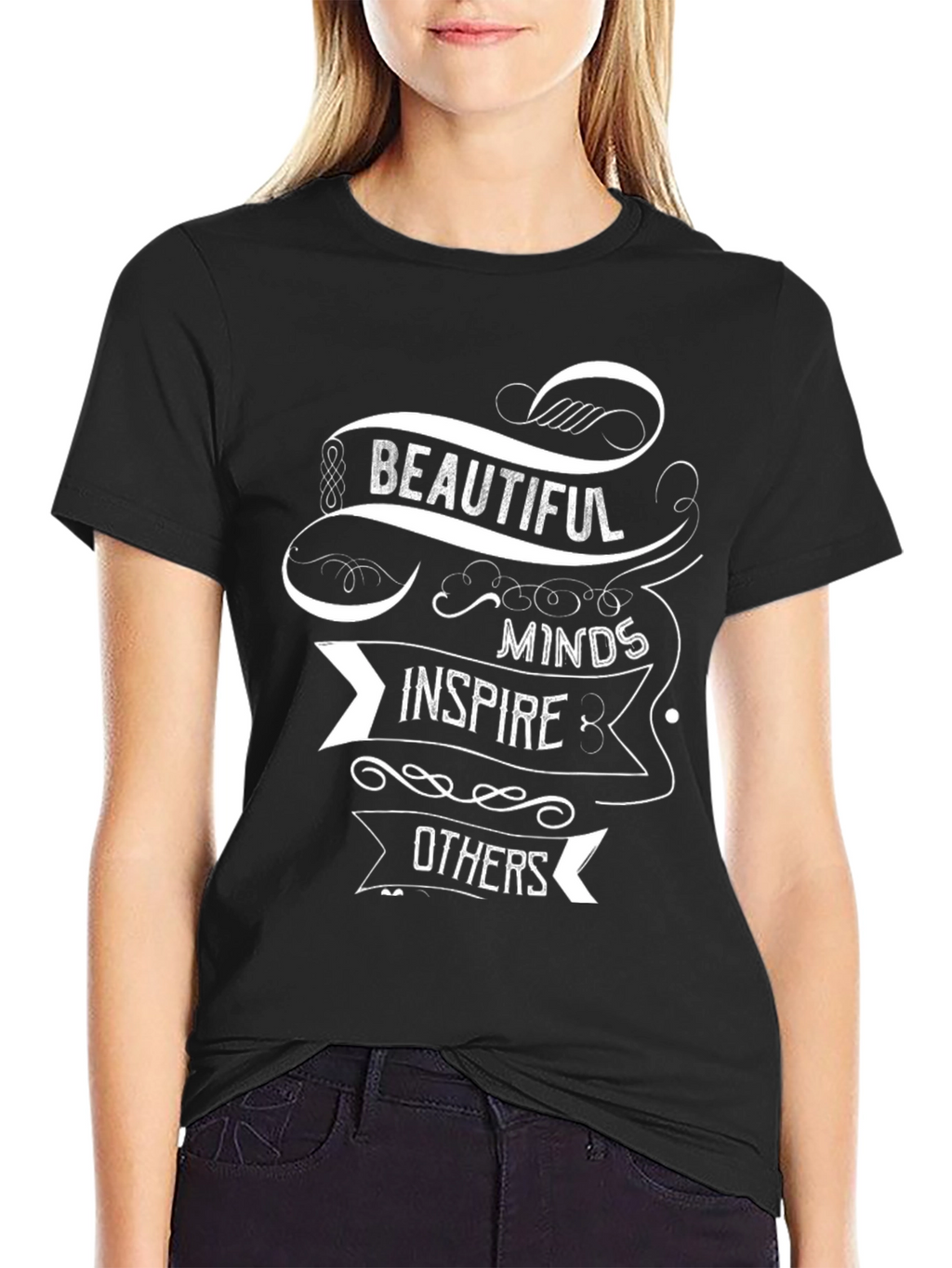 Beautiful Minds Inspire Others Graphic T-Shirt