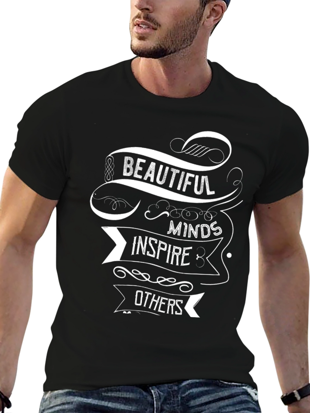 Beautiful Minds Inspire Others Graphic T-Shirt
