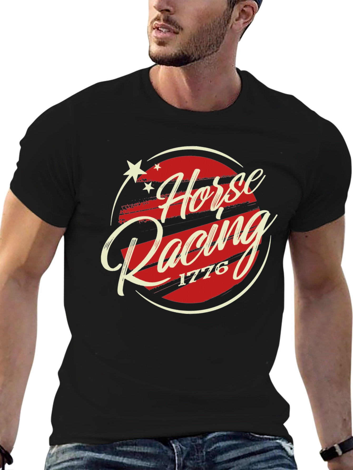 Horse Racing 1776 Graphic T-Shirt