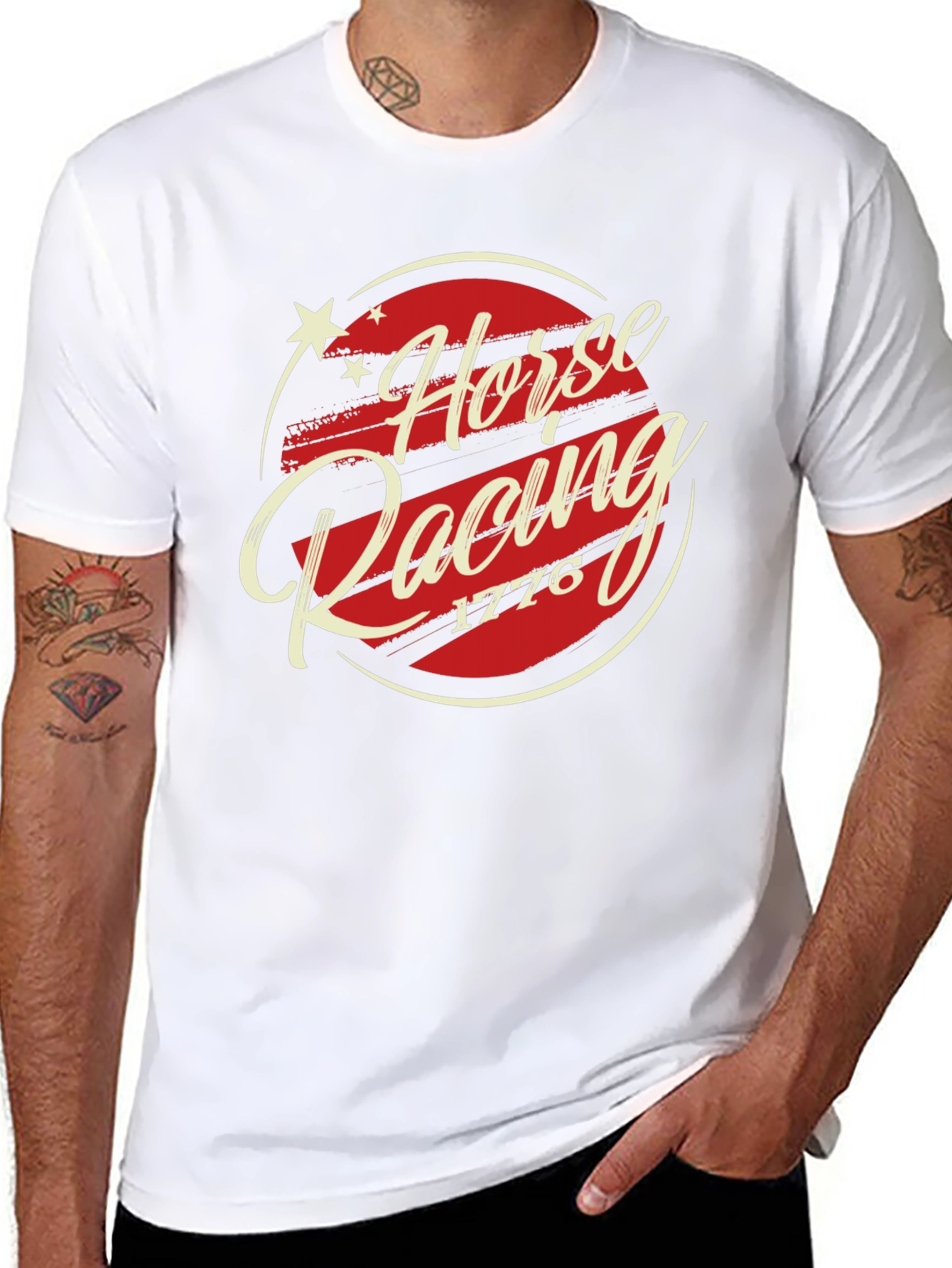 Horse Racing 1776 Graphic T-Shirt