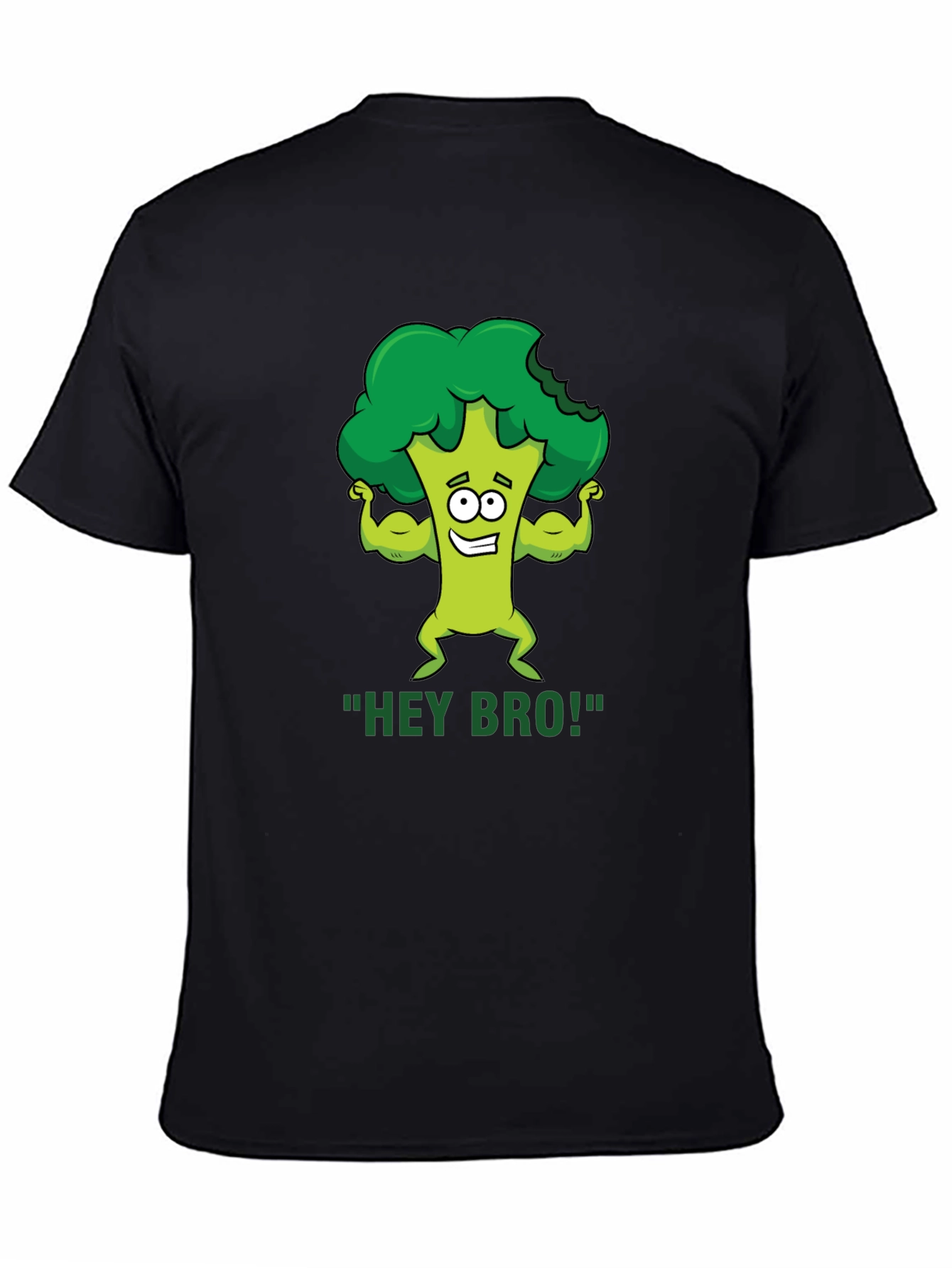Hey Bro! Broccoli Gym Humor T-Shirt