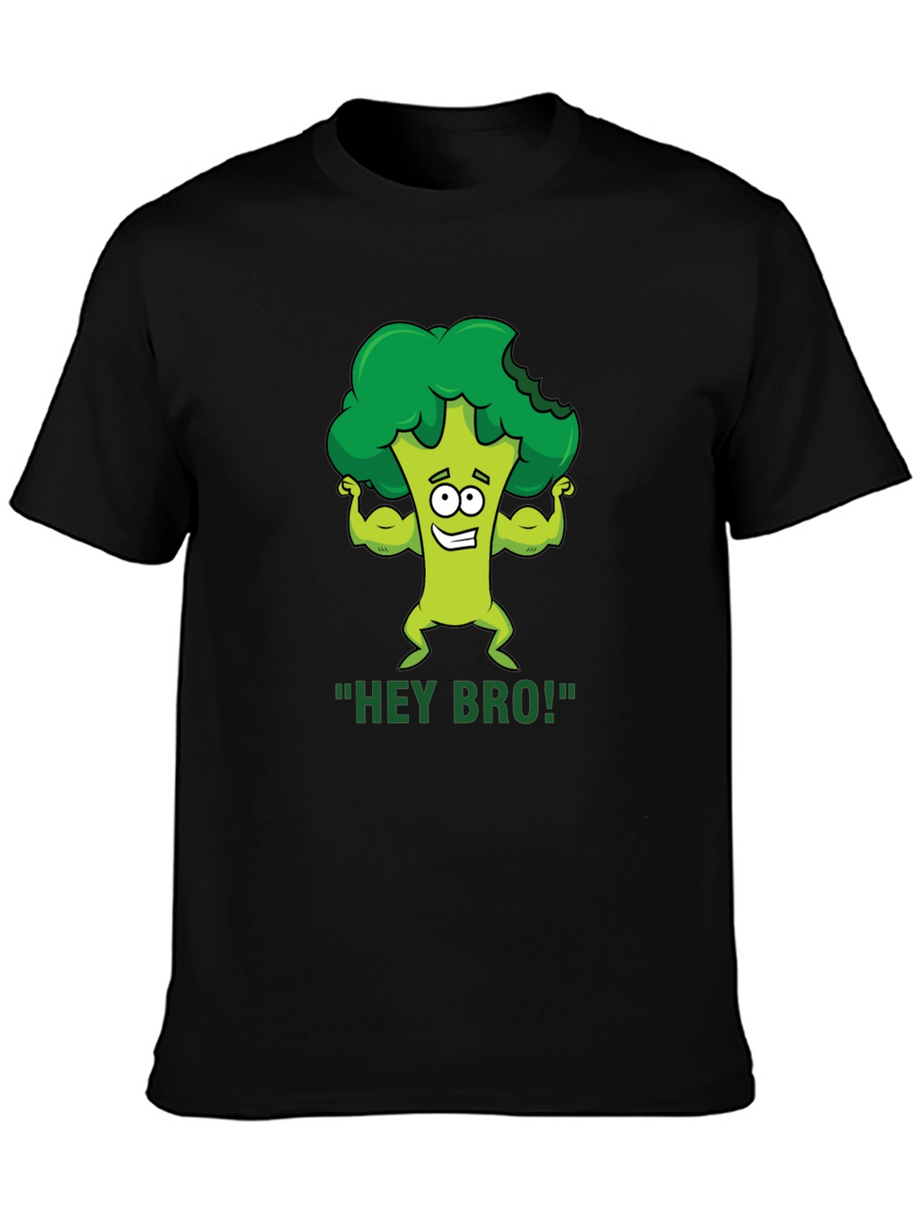 Hey Bro! Broccoli Gym Humor T-Shirt