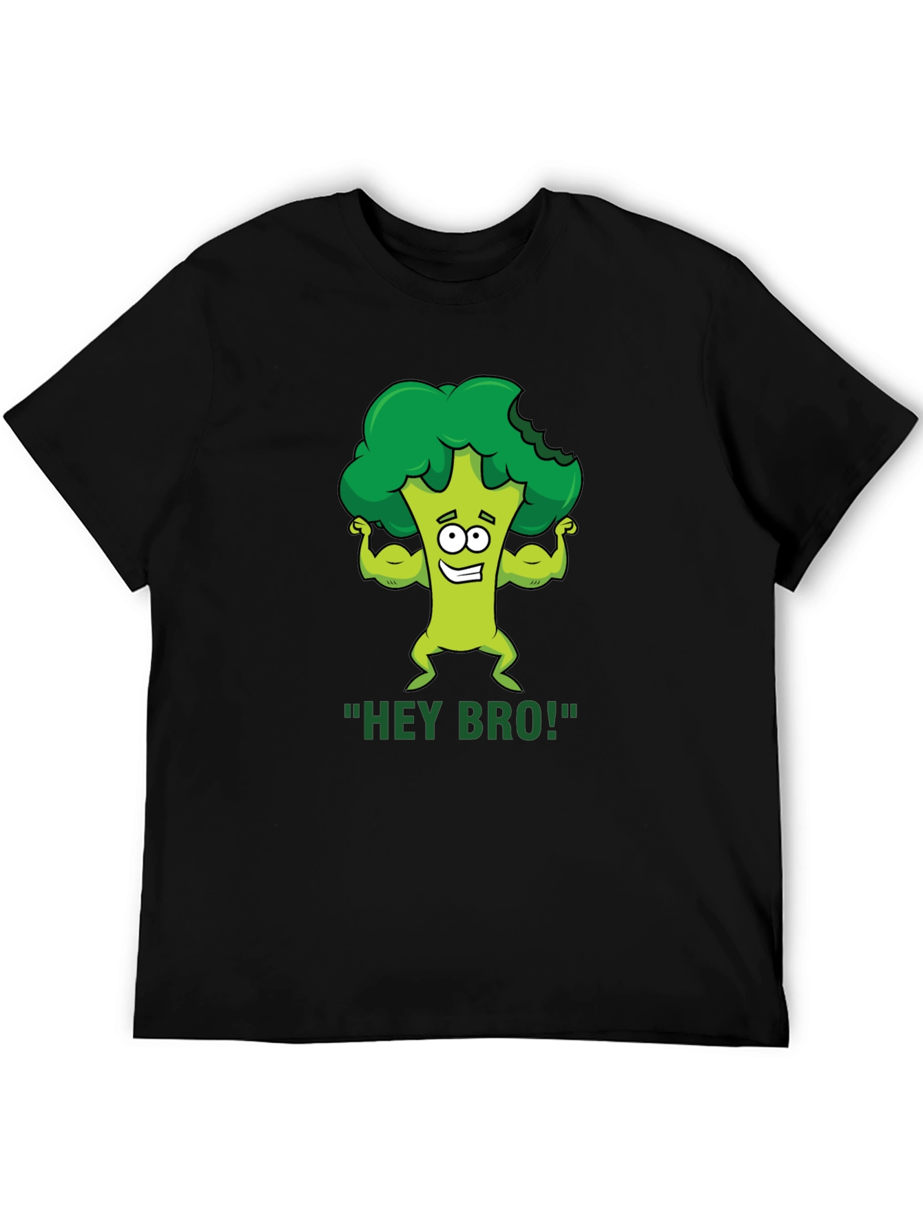 Hey Bro! Broccoli Gym Humor T-Shirt