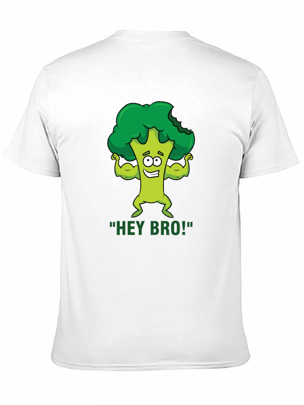 Hey Bro! Broccoli Gym Humor T-Shirt