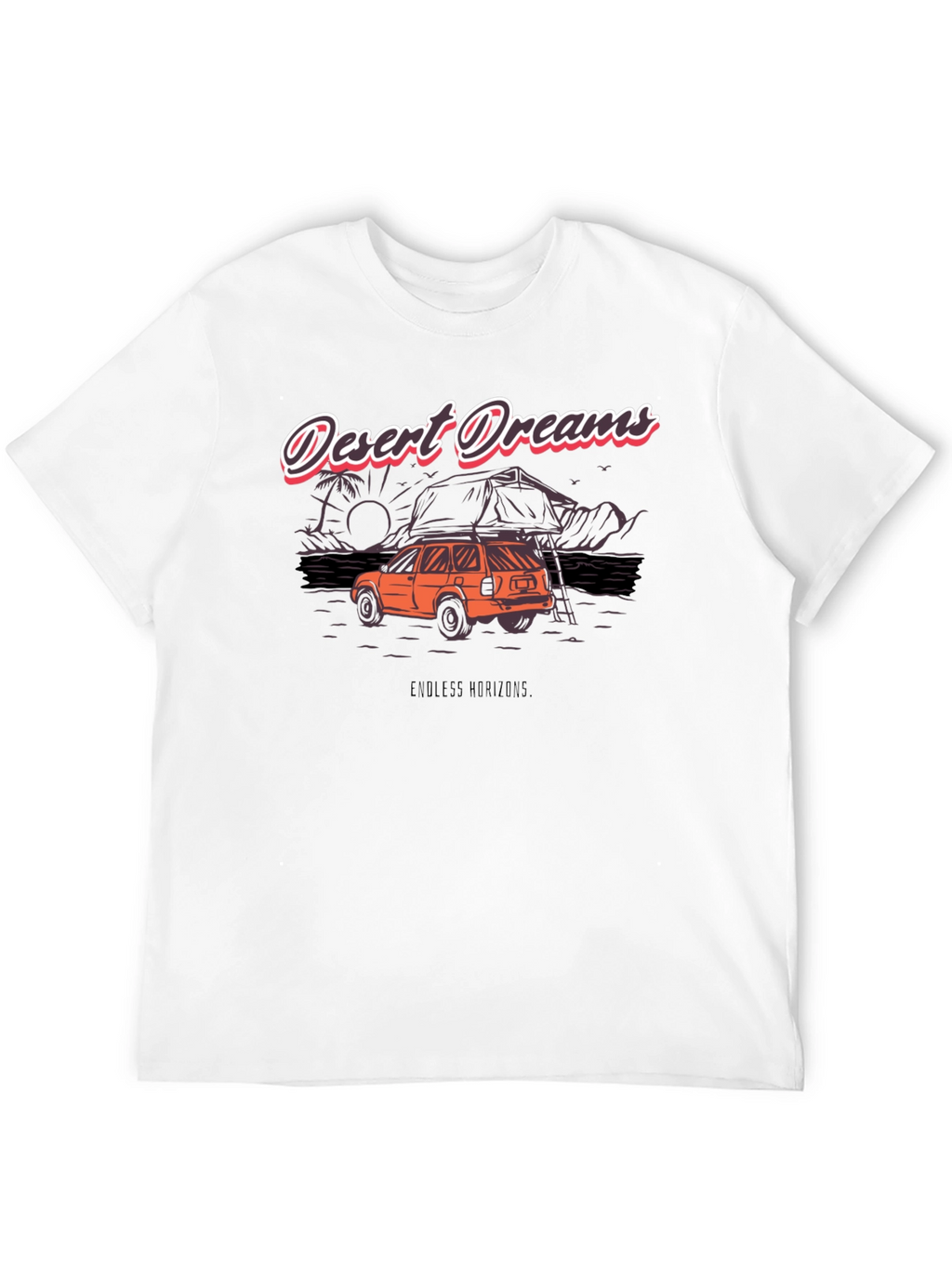Desert Dreams Graphic Tee - Endless Horizons Adventure