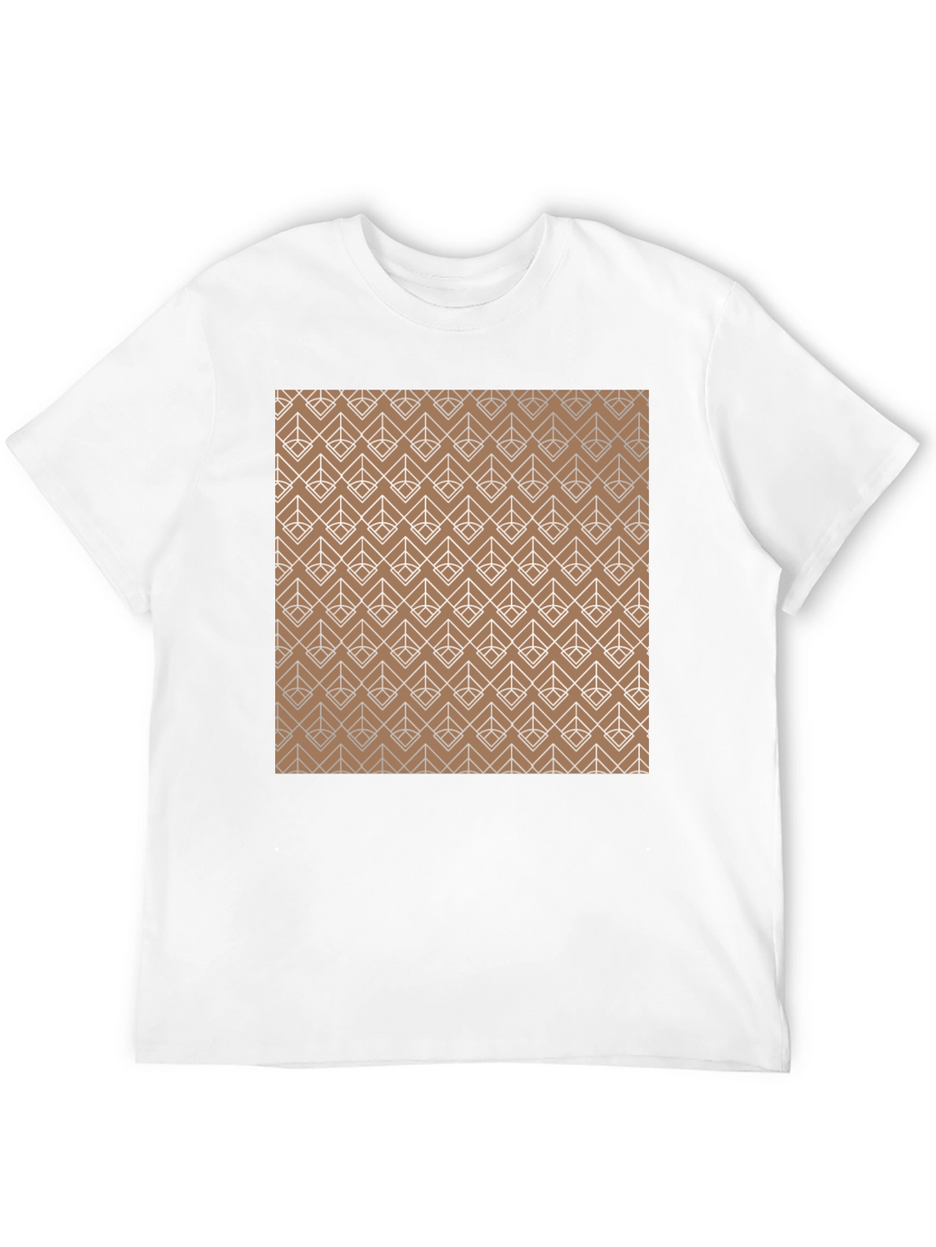 Geometric Pattern Tee - Modern Style