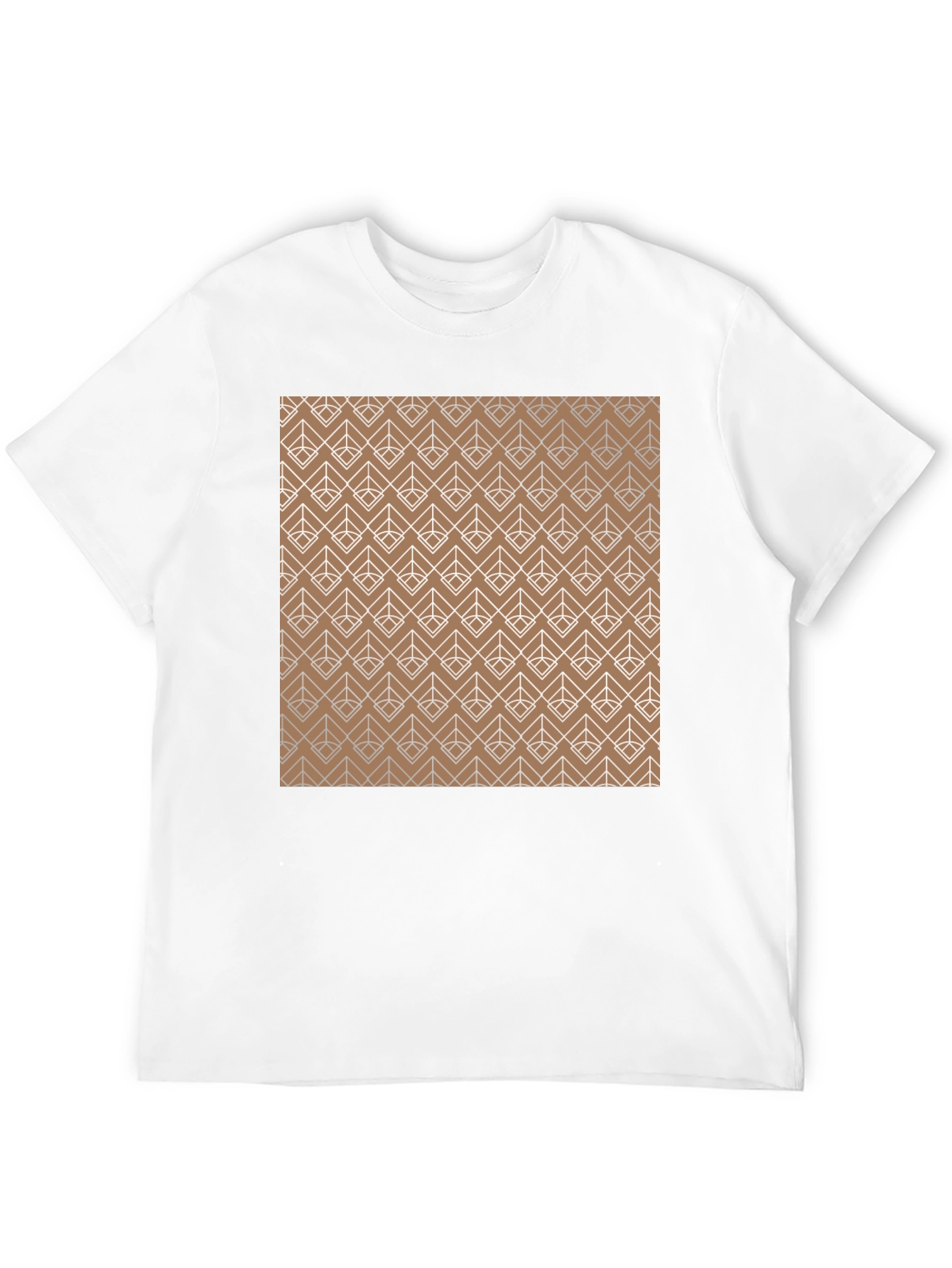 Geometric Pattern Tee - Modern Style