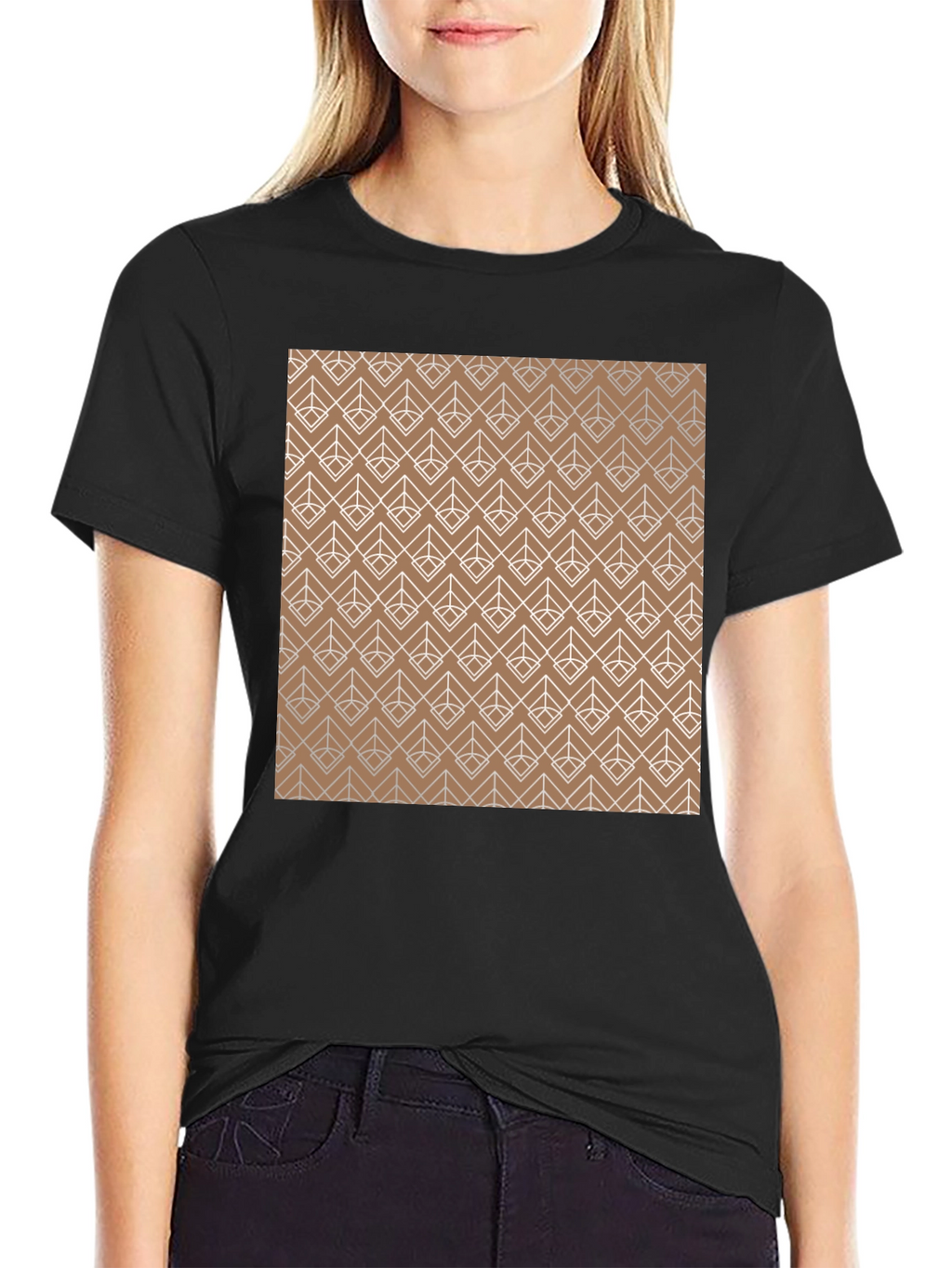 Geometric Pattern Tee - Modern Style