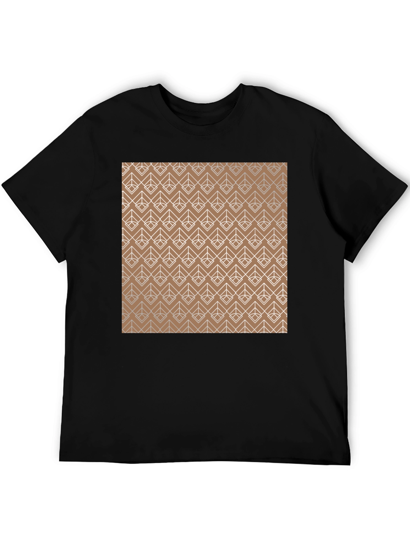 Geometric Pattern Tee - Modern Style