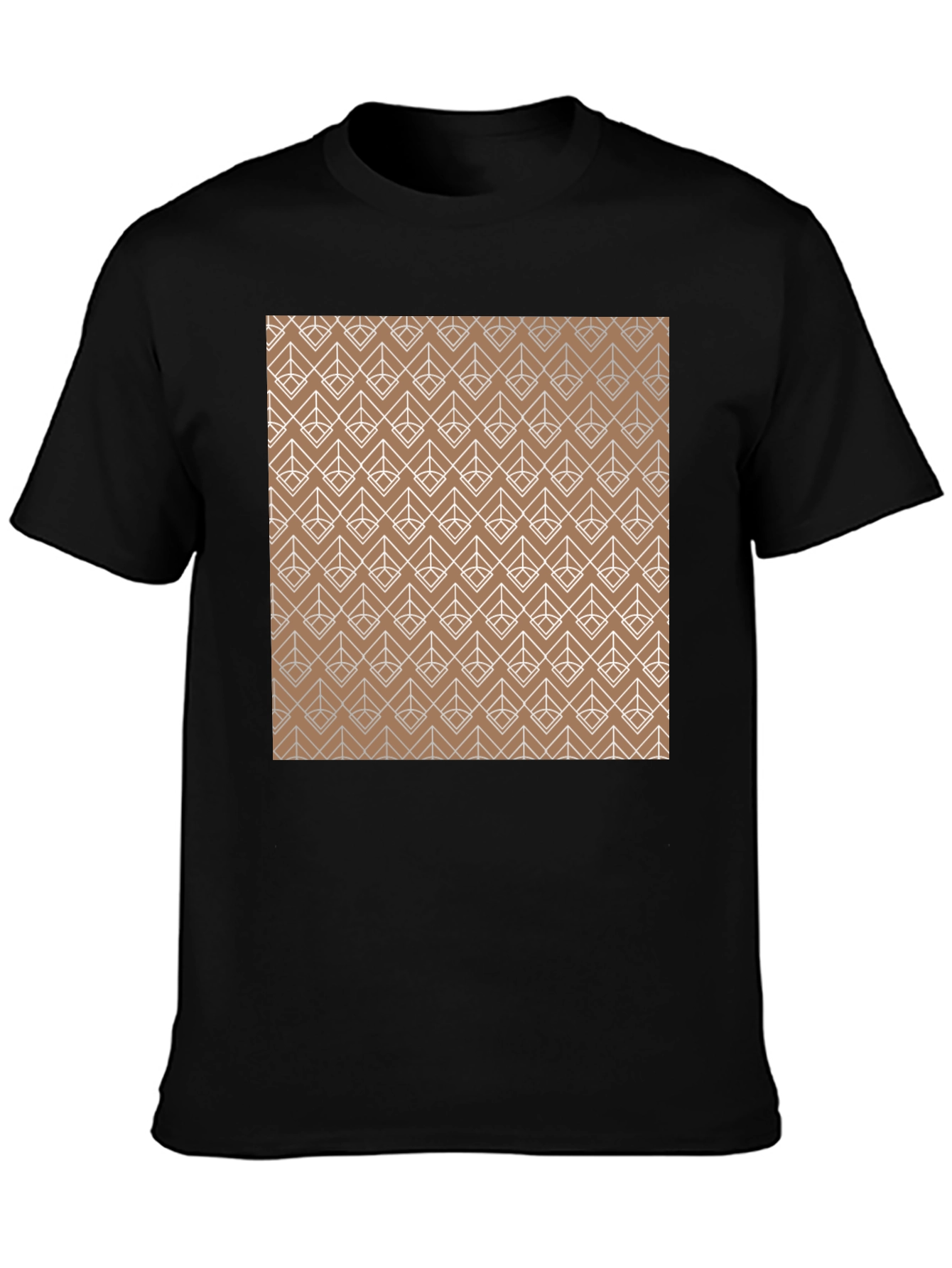 Geometric Pattern Tee - Modern Style