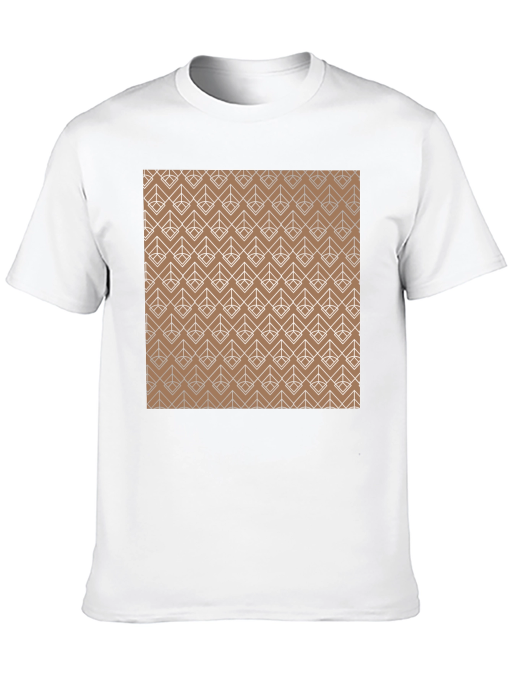Geometric Pattern Tee - Modern Style