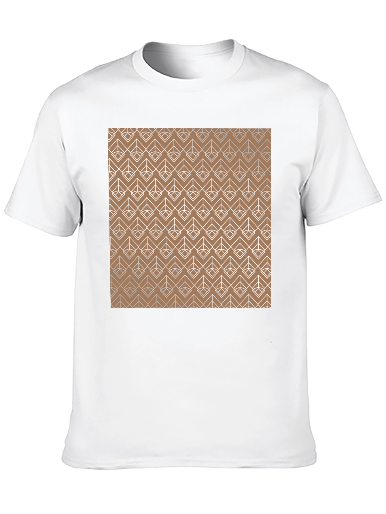 Geometric Pattern Tee - Modern Style