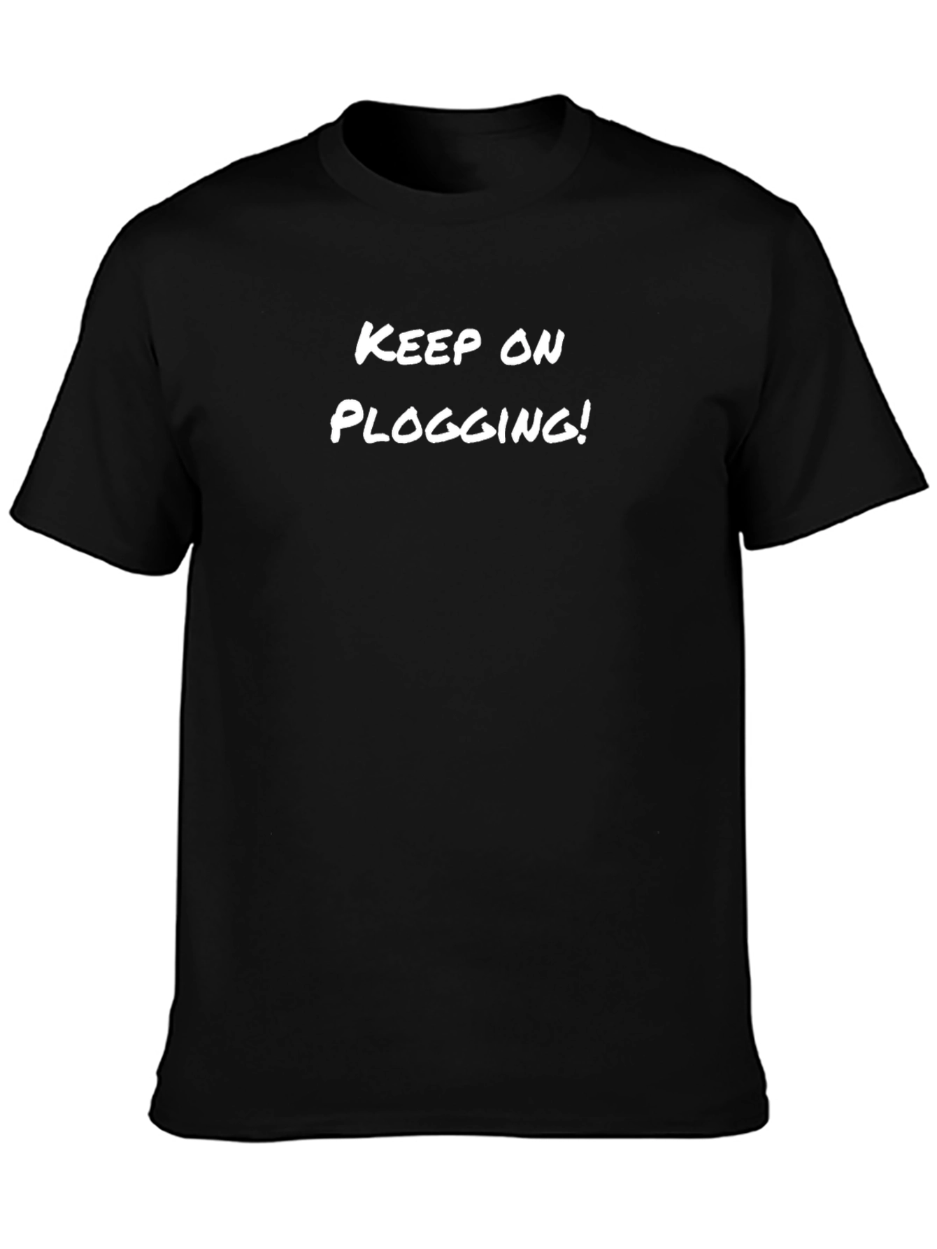 Keep On Plogging! Black T-Shirt