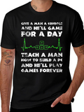 PC Gamer T-Shirt: Console vs. PC Build