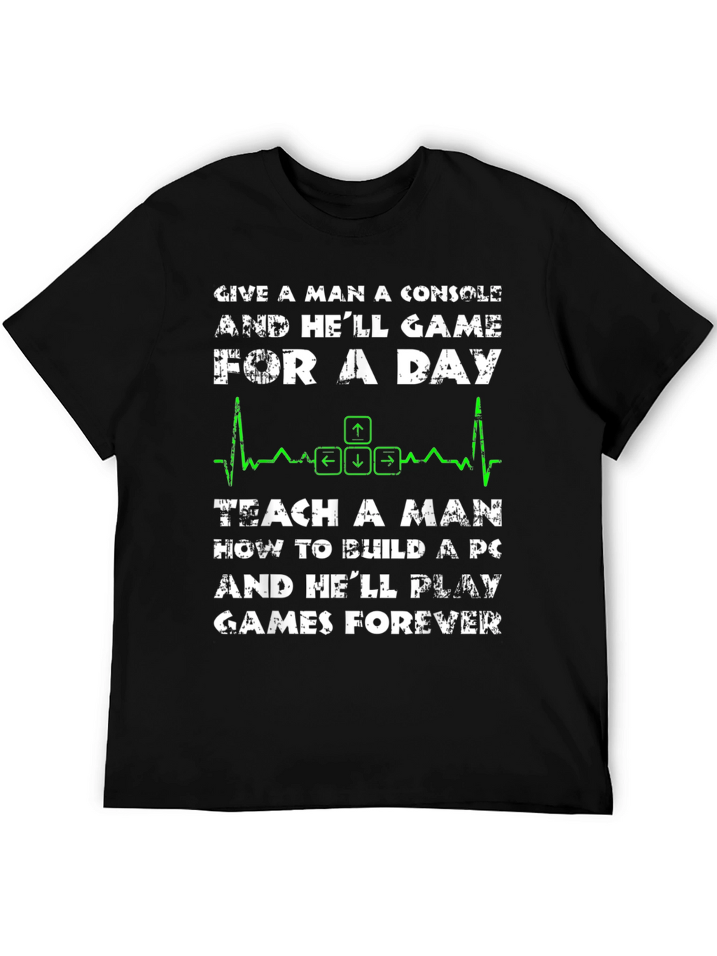 PC Gamer T-Shirt: Console vs. PC Build