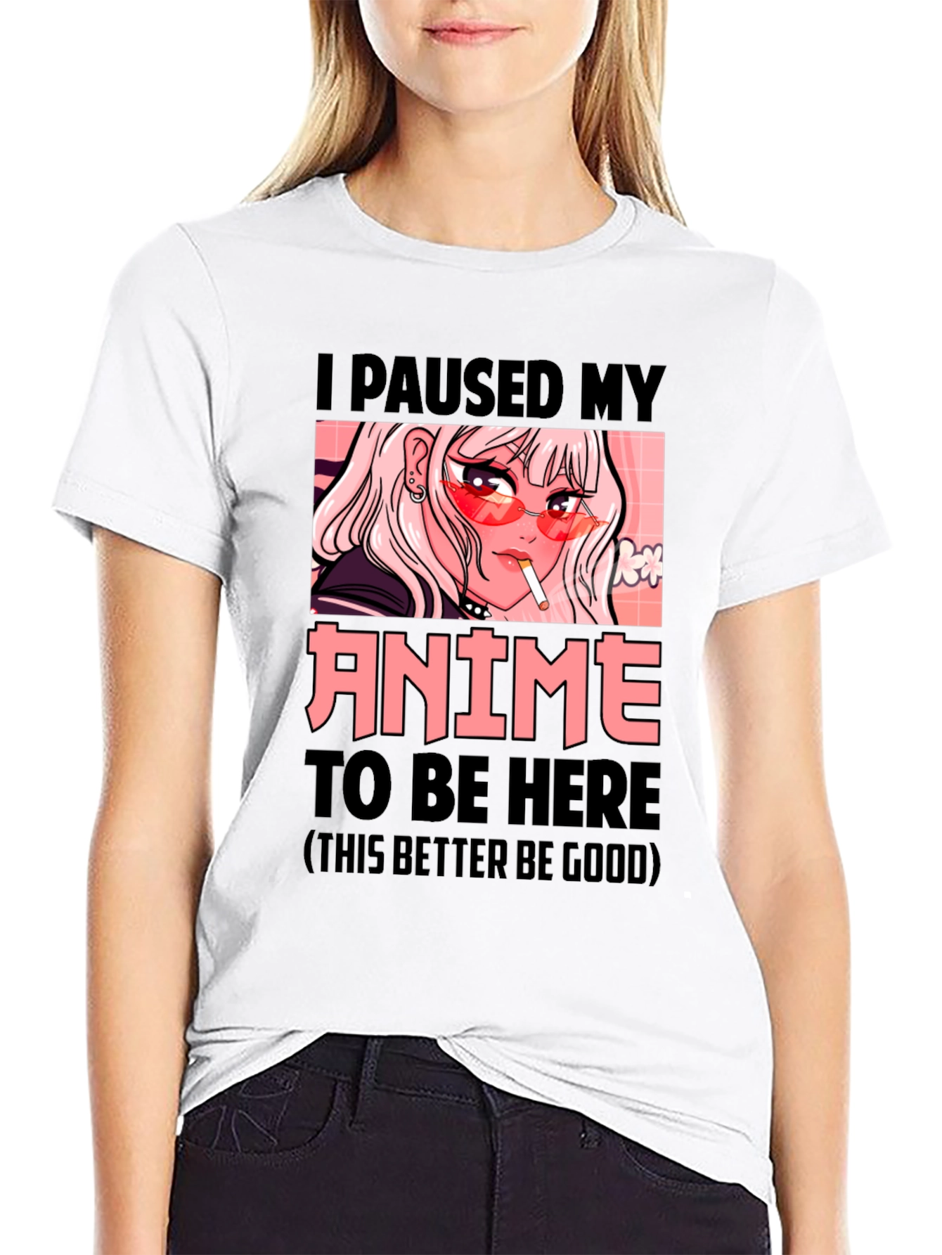 I Paused My Anime T-Shirt - Novelty Graphic Tee