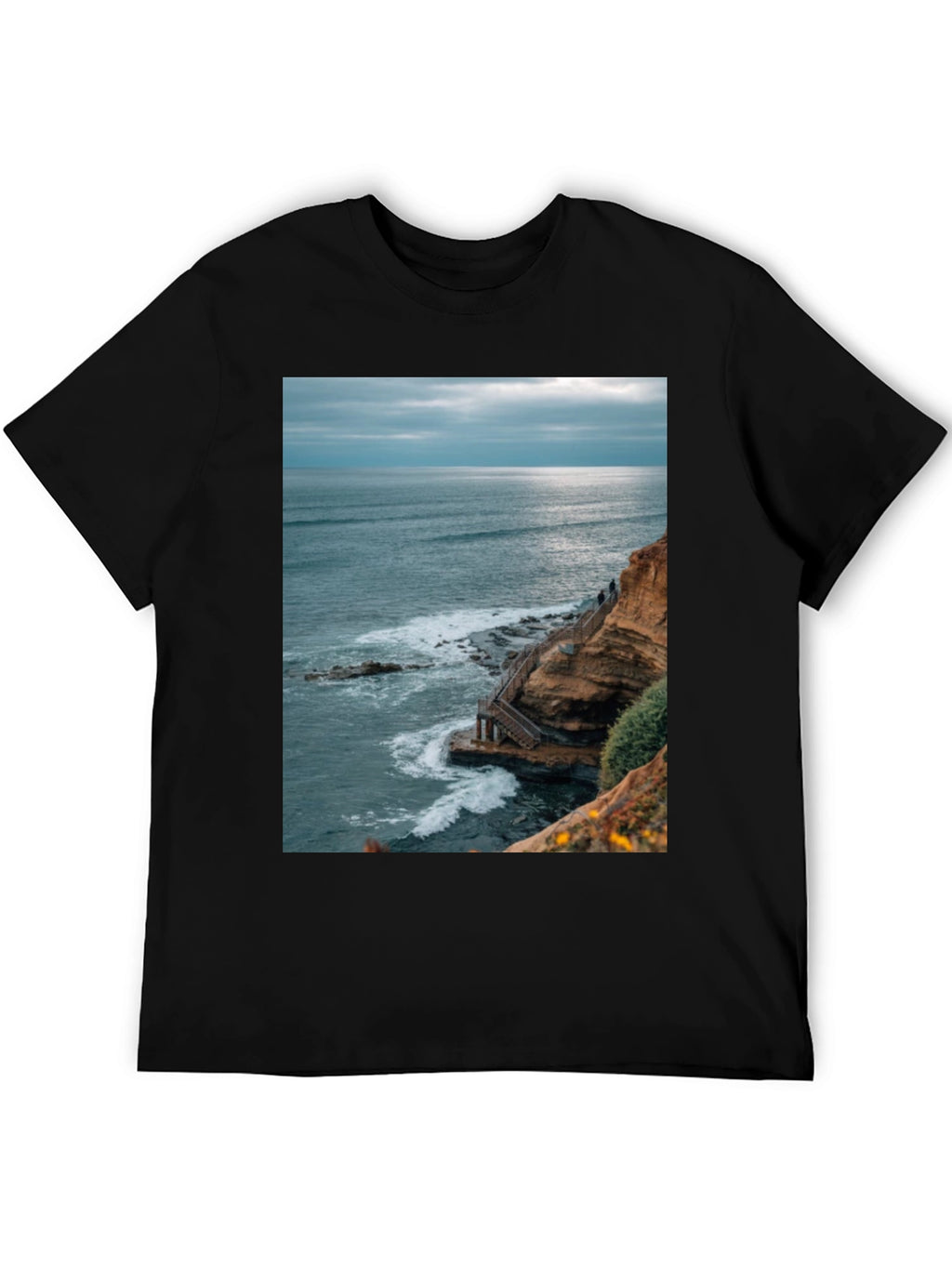 Ocean View Graphic Tee - Coastal Style