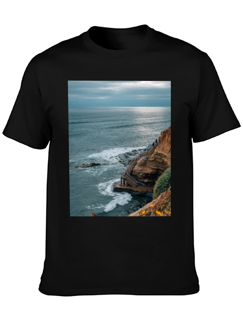 Ocean View Graphic Tee - Coastal Style