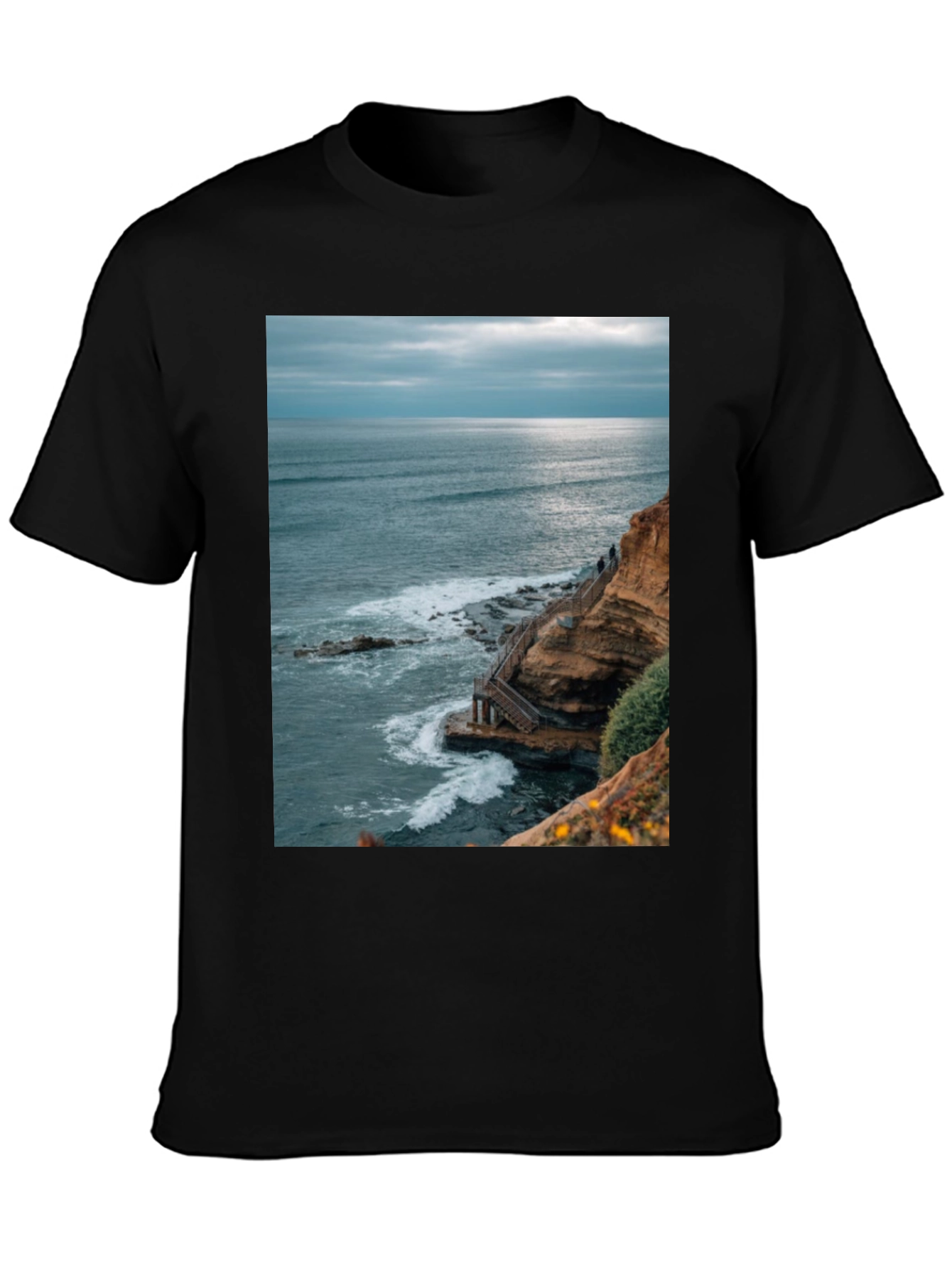 Ocean View Graphic Tee - Coastal Style